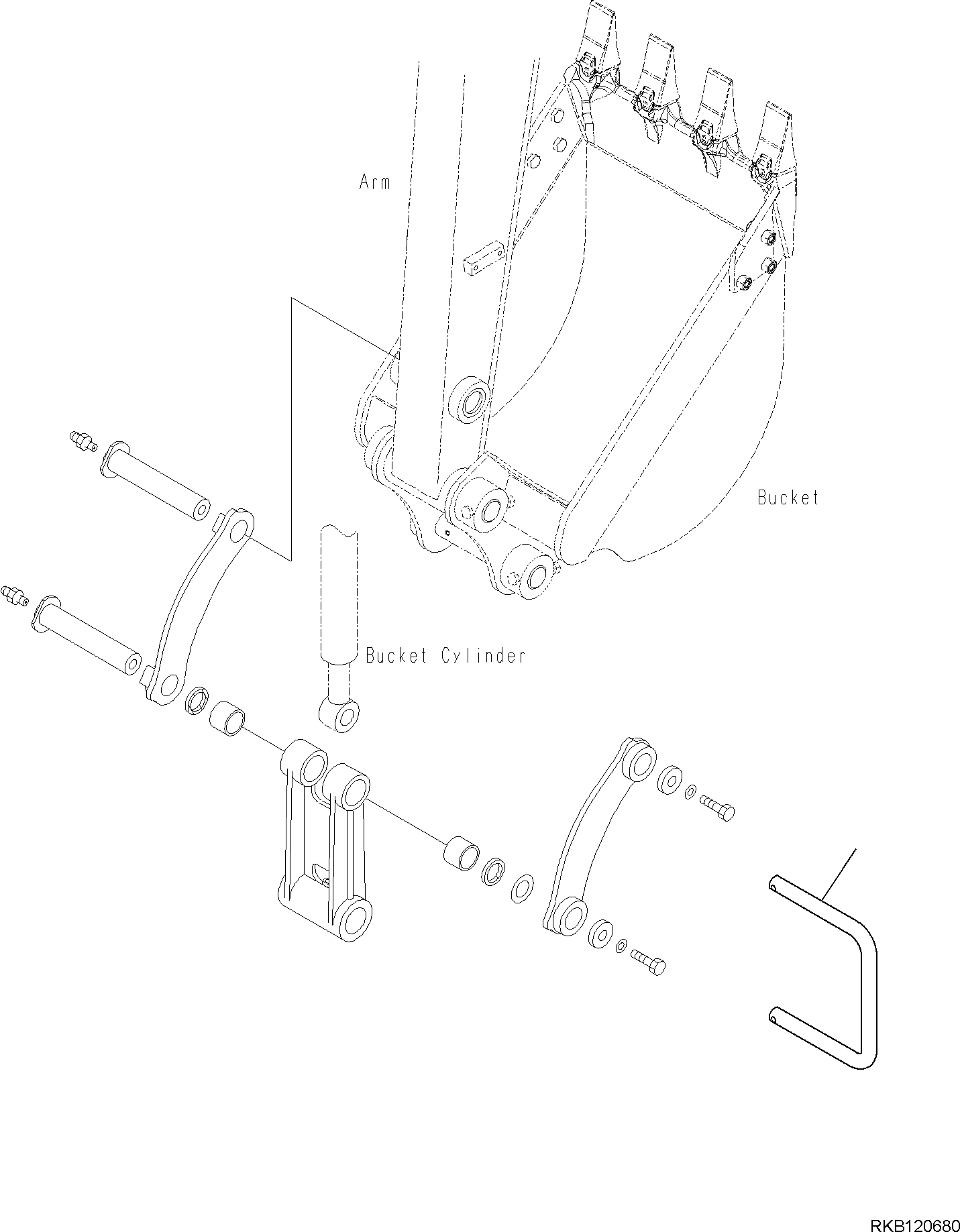 Excavators Komatsu / PC55MR-5E0 S/N F40001 AND UP(PC55MR5E) / SPECIAL PART (HE SERVICE)(V0300-004001 : V0300-004001)