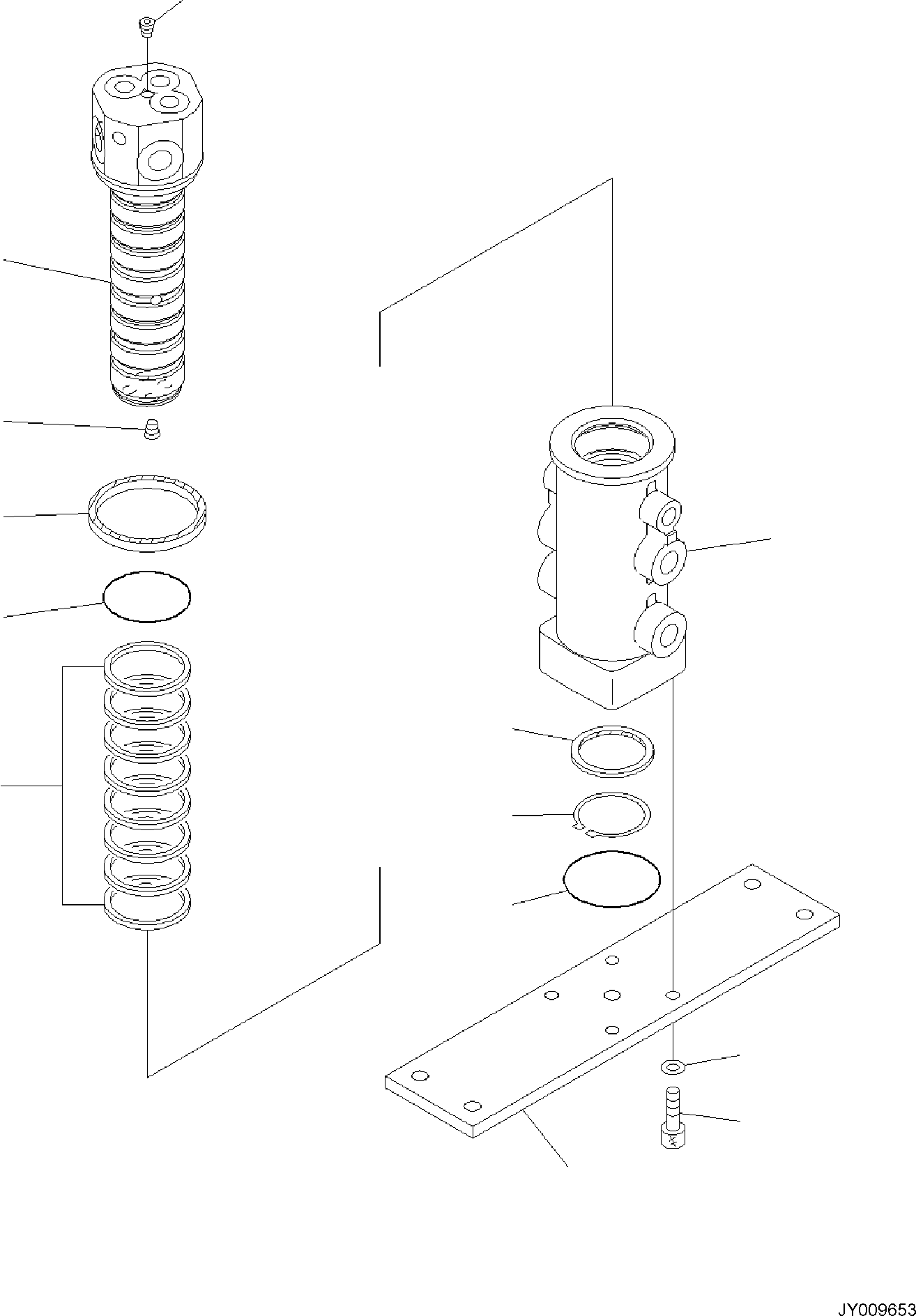 Excavators Komatsu / PC58MR-5E0 S/N F60001 AND UP(PC58MR5E) / TRACK FRAME, SWIVEL JOINT(R1100-002002 : R1100-002002)