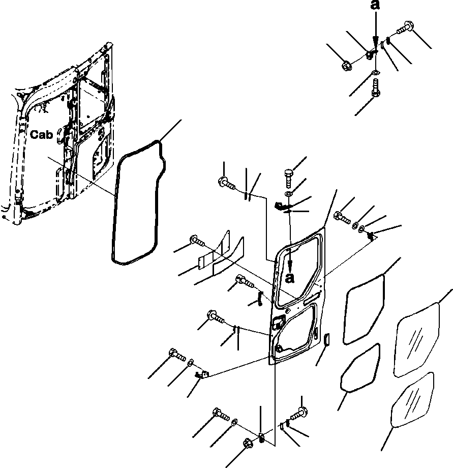 Excavators Komatsu / PC88MR-8 S/N A90001-UP(PC88MR8) / K0210-001004A OPERATOR CAB ROOF VENTILATOR - S/N A90049-(K-023 : K0210-001004A)