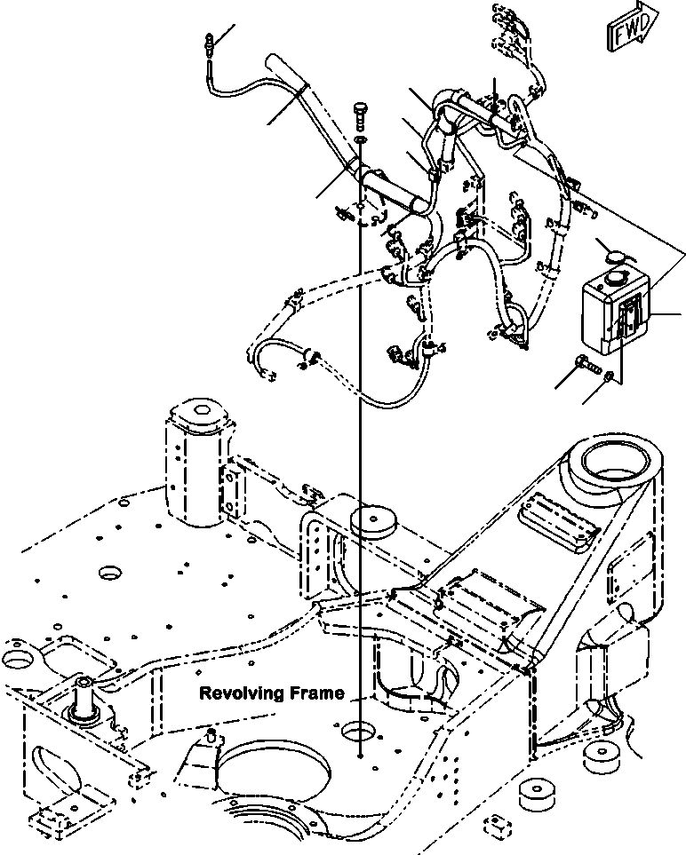Excavators Komatsu / PC88MR-8 S/N A90001-UP(PC88MR8) / K0350-001001 WINDSHIELD WASHER TANK(K-063 : K0350-001001)