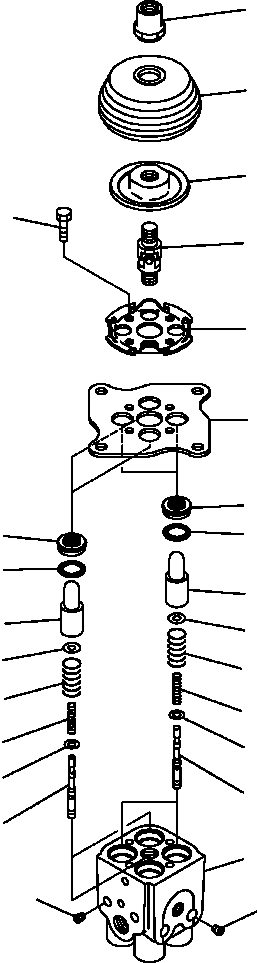 Excavators Komatsu / PC88MR-8 S/N A90001-UP(PC88MR8) / K1110-017010 HYDRAULIC SYSTEM PPC VALVE FOR WORK EQUIPMENT(K-091 : K1110-017010)