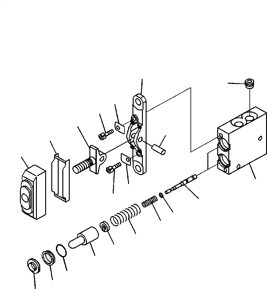 Excavators Komatsu / PC88MR-8 S/N A90001-UP(PC88MR8) / K1110-017024 FLOOR FRAME PPC VALVE FOR SWING AND ATTACHMENT(K-113 : K1110-017024)