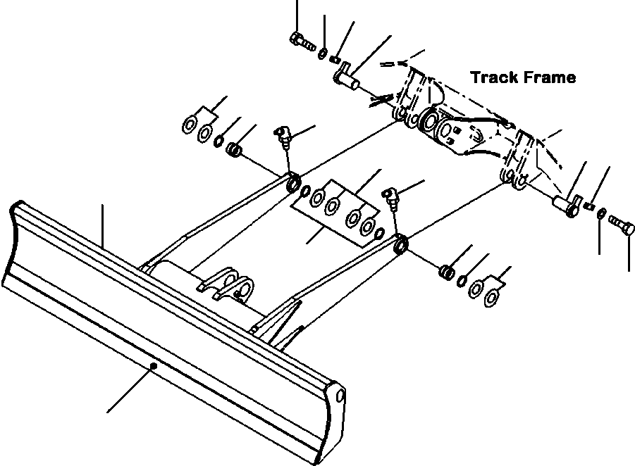Excavators Komatsu / PC88MR-8 S/N A90001-UP(PC88MR8) / T1710-001001 BLADE 2320 MM WIDE(T-109 : T1710-001001)