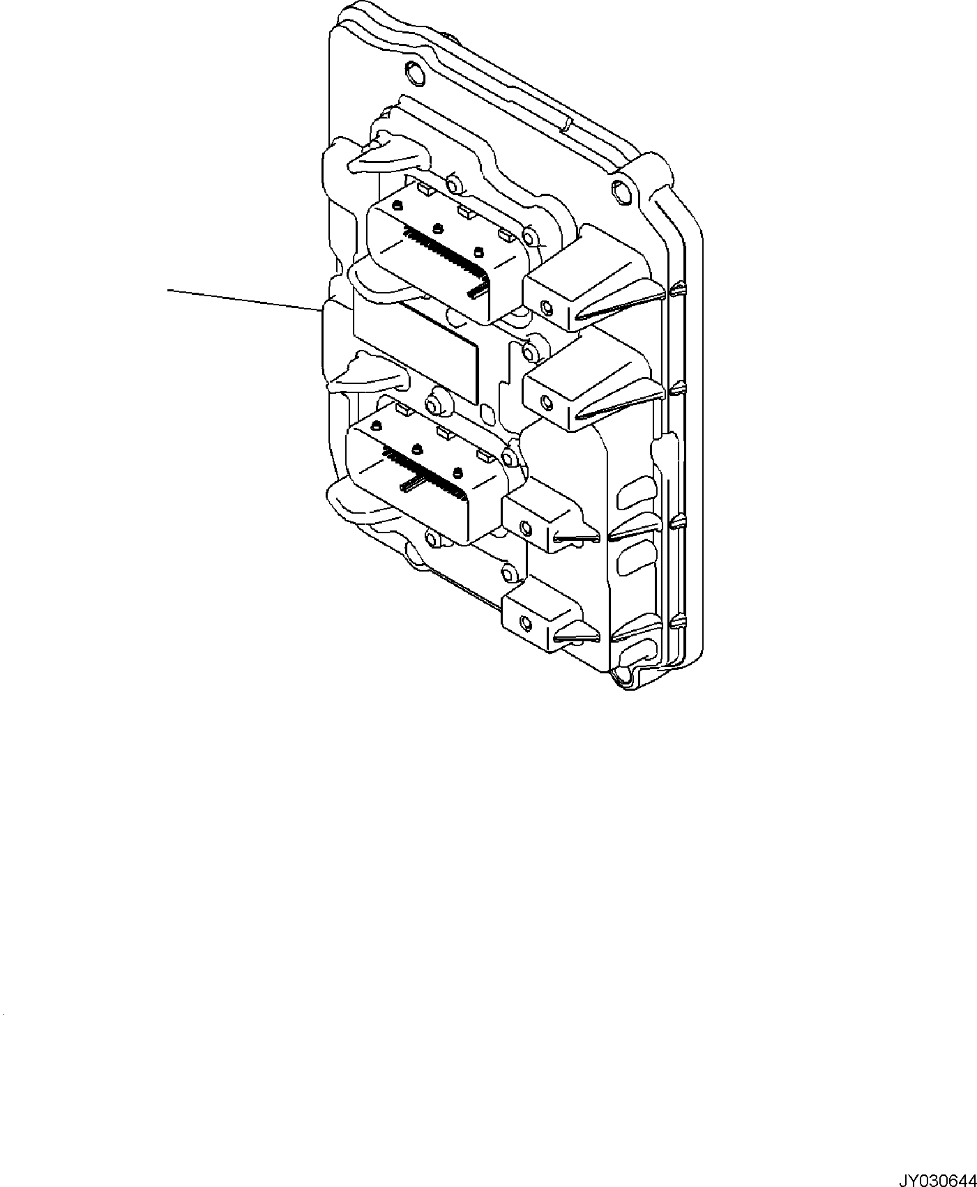 Komatsu parts book diagram for SAA4D95LE-7A S/N 801699-UP FOR PW118MR-11: ENGINE ACCESSORIES AND OTHERS, ENGINE CONTROL MODULE, FOR EU SAFETY REGULATION, CONTROLLER