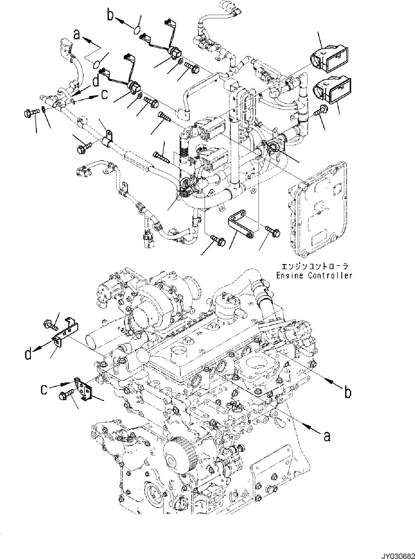 Komatsu parts book diagram for SAA4D95LE-7A S/N 801699-UP FOR PW118MR-11: ENGINE ELECTRICAL SYSTEM, WIRING HARNESS, (2/2)