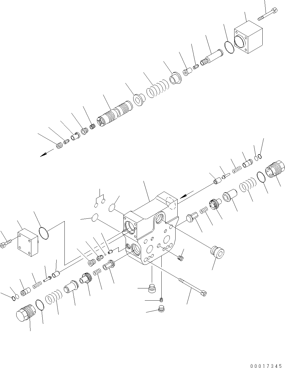 Excavators Komatsu / PW148-10 S/N H52051-UP(PW14810H) / Travel Motor, Inner Parts (5/5)(P013005 : P1410-001005)