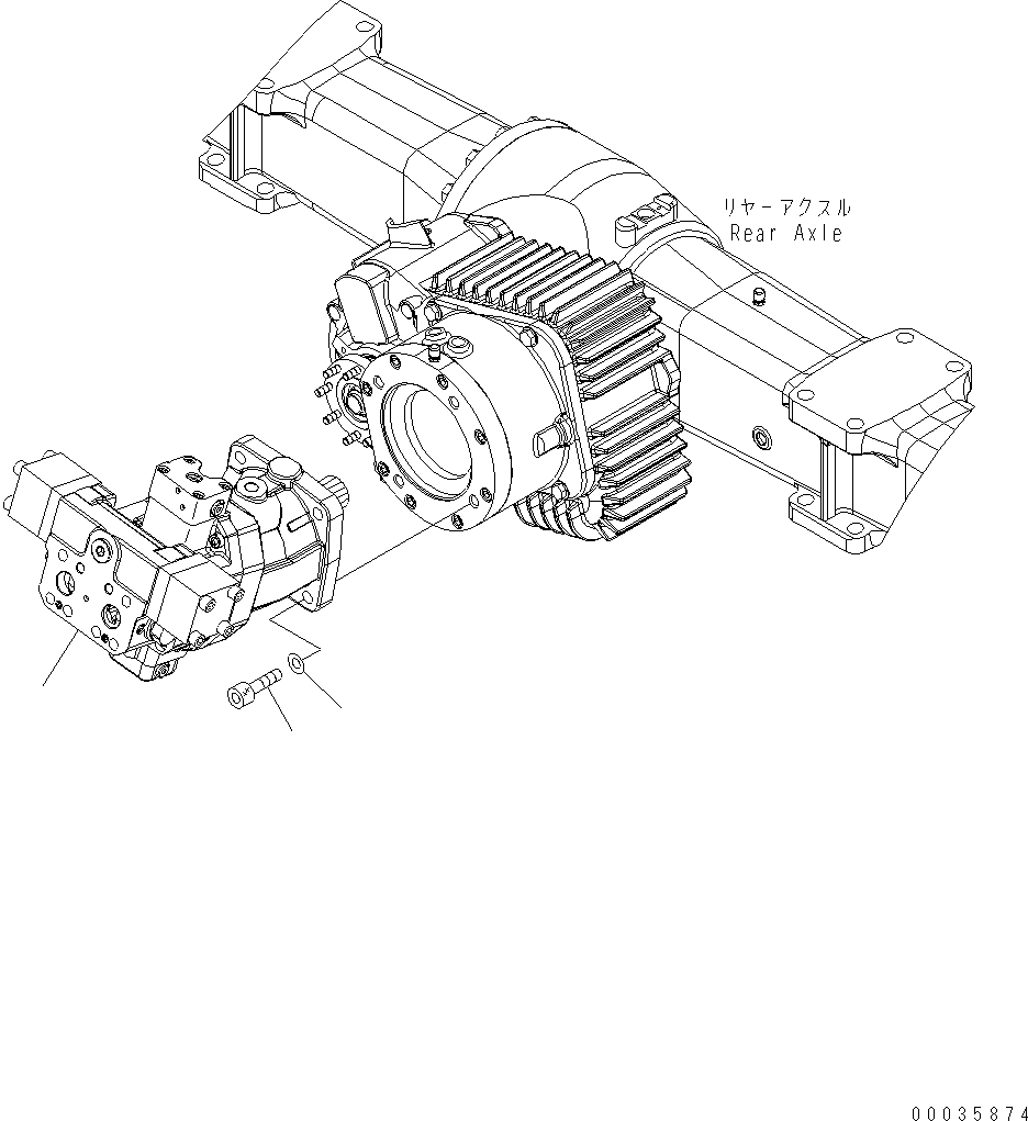 Excavators Komatsu / PW148-10 S/N H52051-UP(PW14810H) / Travel Motor, Mounting(P013006 : P1410-001006)