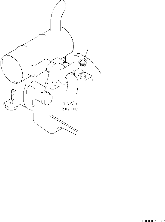 Komatsu parts book diagram for PW150ES-6K S/N K30001-UP: ENGINE RELATED PARTS(#K35001-)