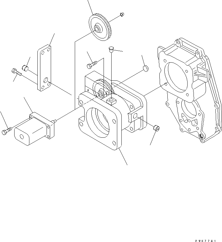 Komatsu parts book diagram for PW150ES-6K S/N K30001-UP: TRANSMISSION (INNER PARTS) (4/4) (30 KPH) (20-30 KPH)