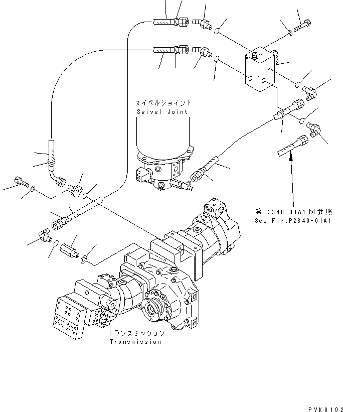 Komatsu parts book diagram for PW150ES-6K S/N K30001-UP: TRANSMISSION CONTROL (30 KPH) (20-30 KPH)