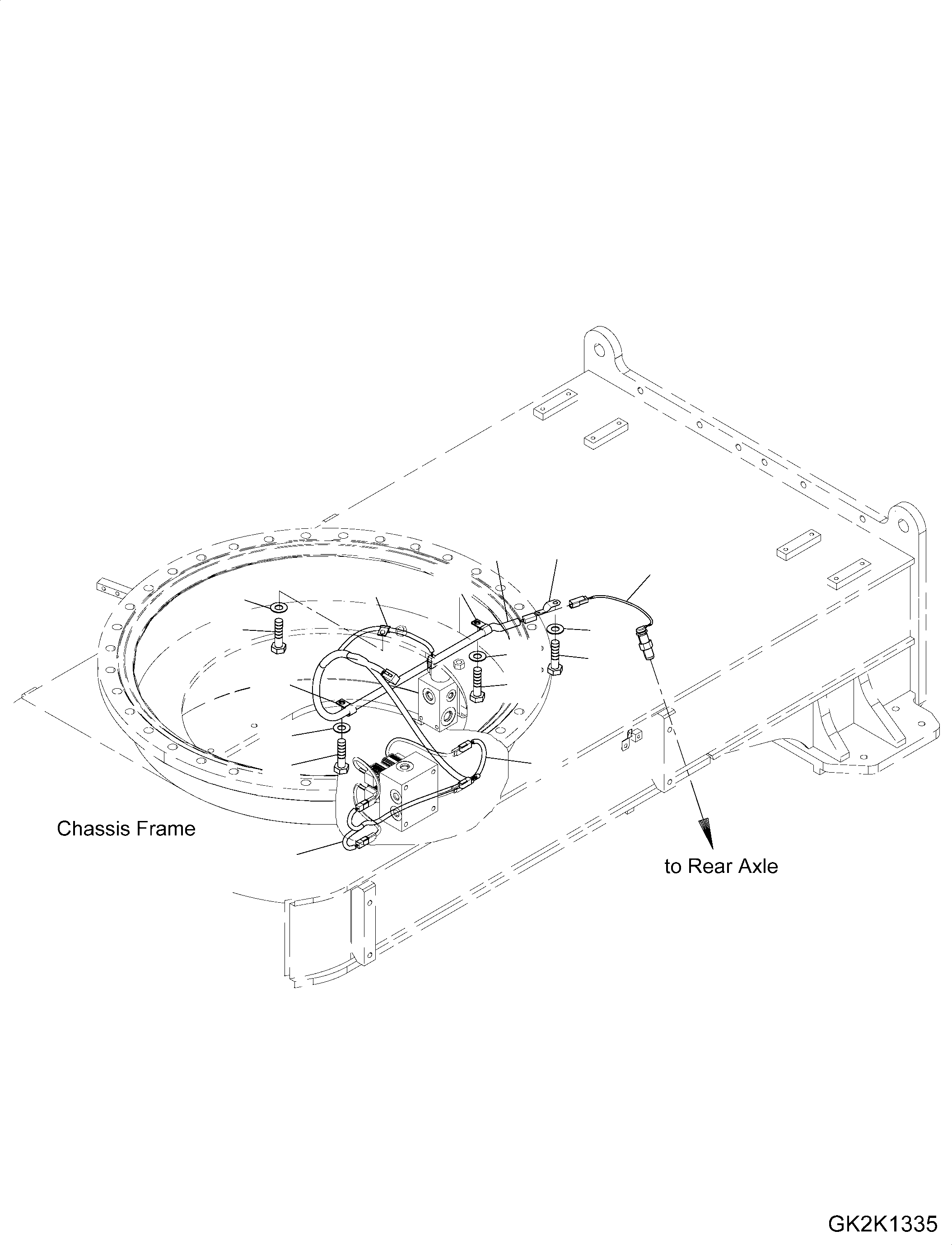 Excavators Komatsu / PW180-10 S/N H60051-UP(PW18010H) / Lower Wiring Harness, Speed Sensor(E003001 : E0201-001001)