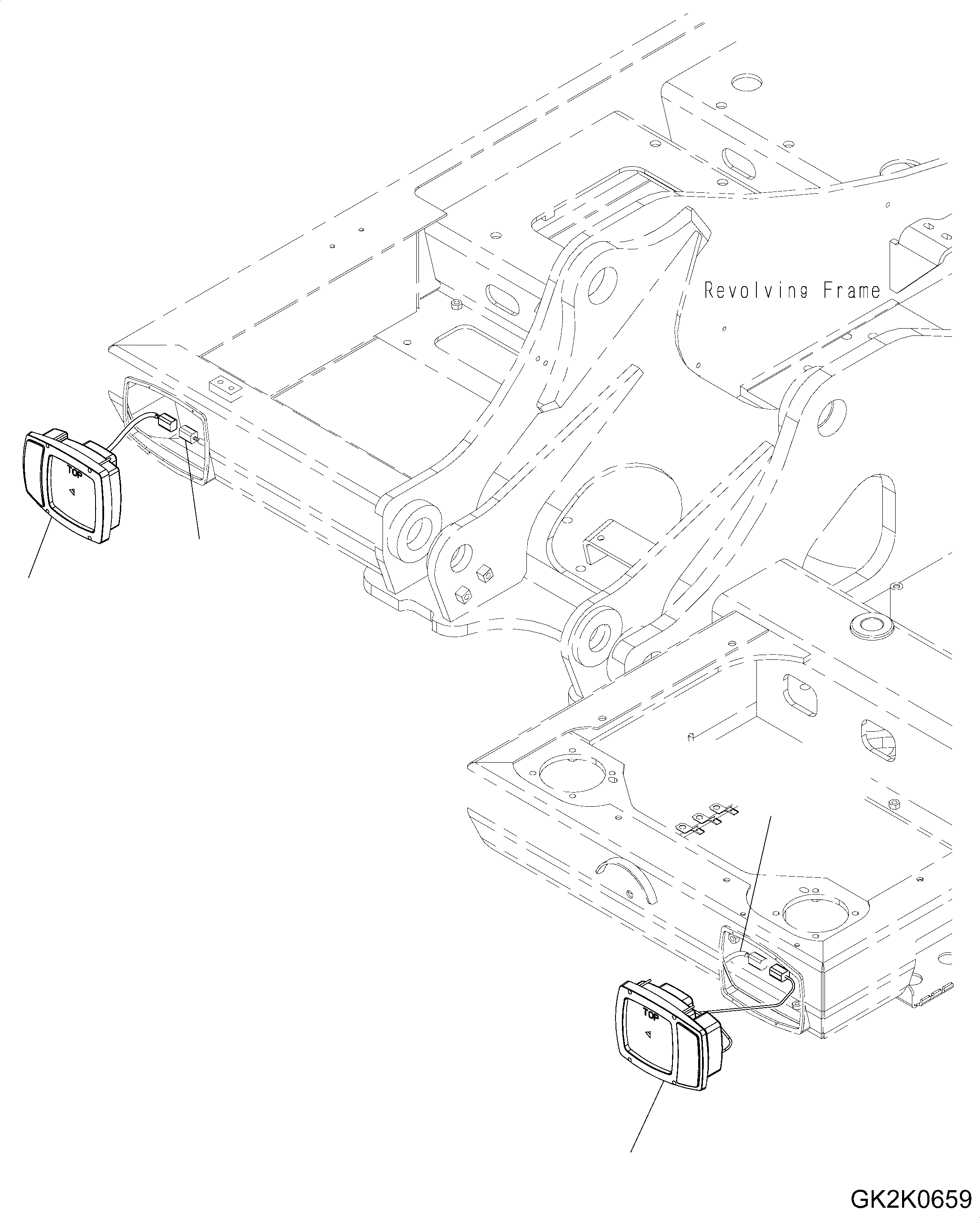 Excavators Komatsu / PW180-10 S/N H60051-UP(PW18010H) / Head Light, Except for United Kingdom(E004001 : E0202-001001)