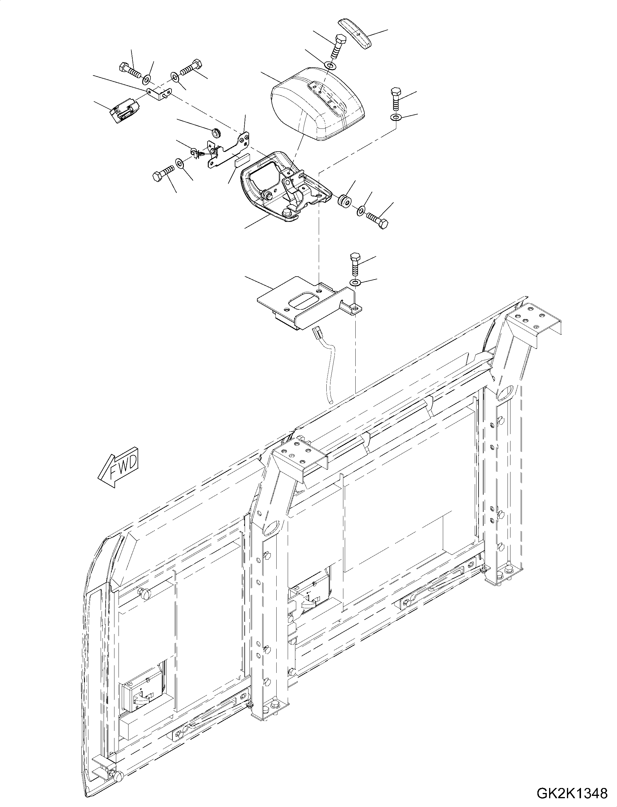 Excavators Komatsu / PW180-10 S/N H60051-UP(PW18010H) / Side View Camera(E021001 : E0450-001001)