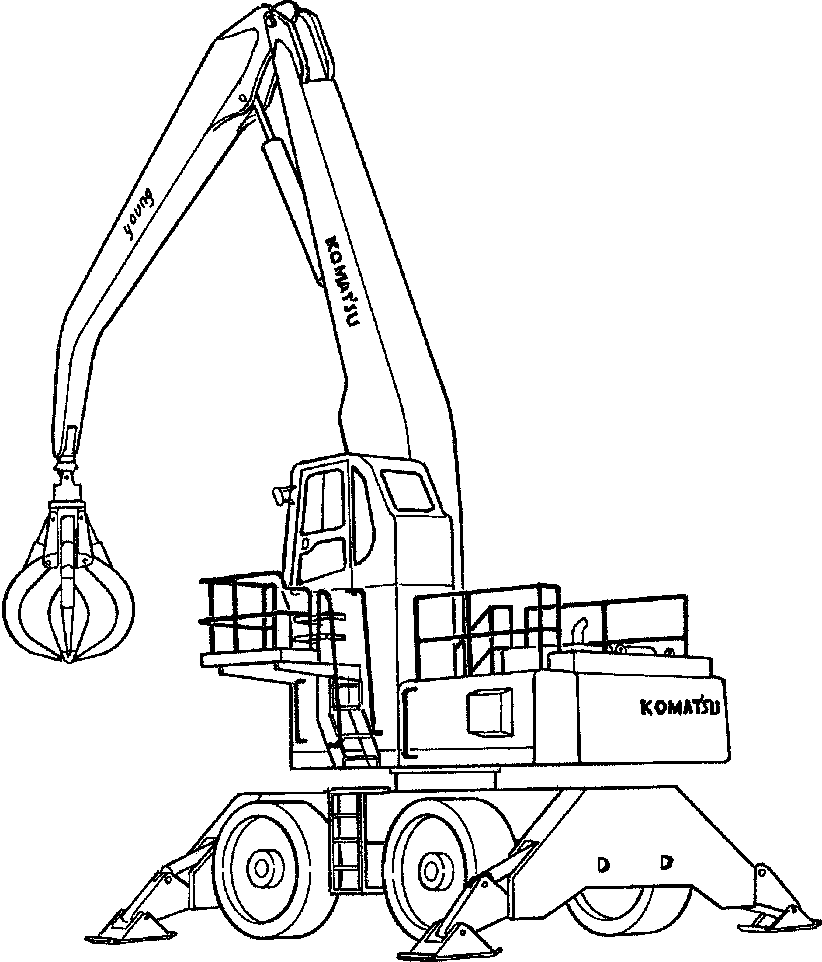 Excavators Komatsu / PW400MH-6 S/N A84210-UP(PW400MH6)