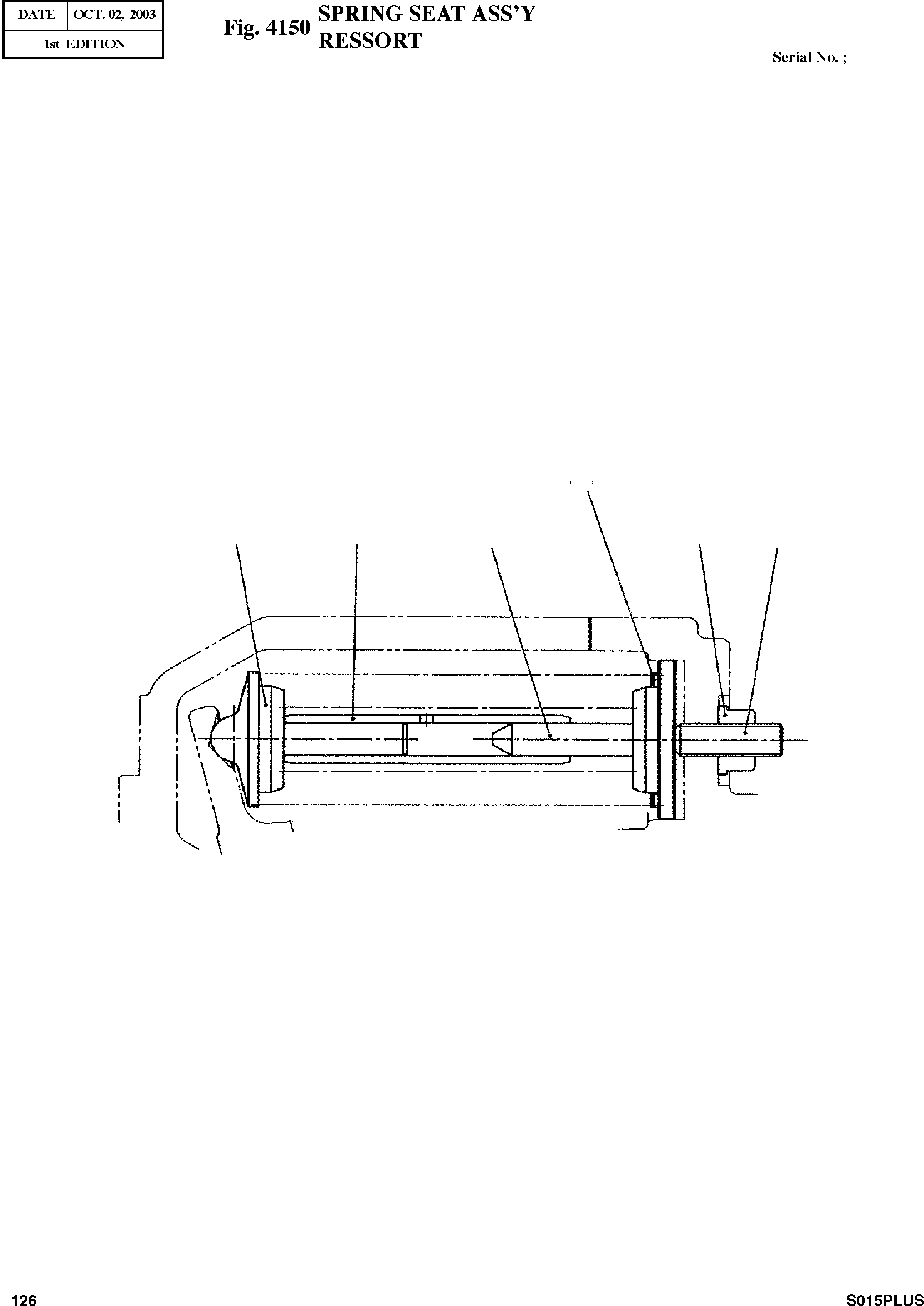 Other: DOOSAN-DAEWOO / SOLAR 015PLUS (S/N. 20001 ~ )(S015P-C) / SPRING SEAT ASS