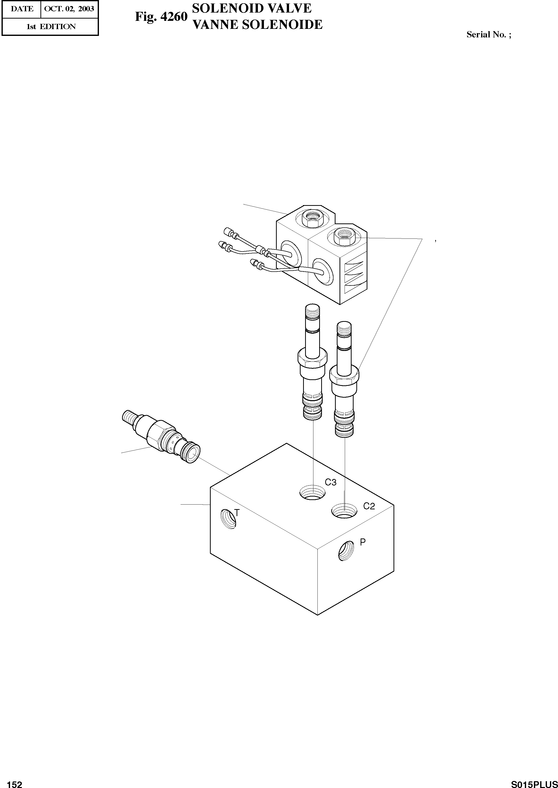 Other: DOOSAN-DAEWOO / SOLAR 015PLUS (S/N. 20001 ~ )(S015P-C) / SOLENOID VALVE(4260 : 4260)