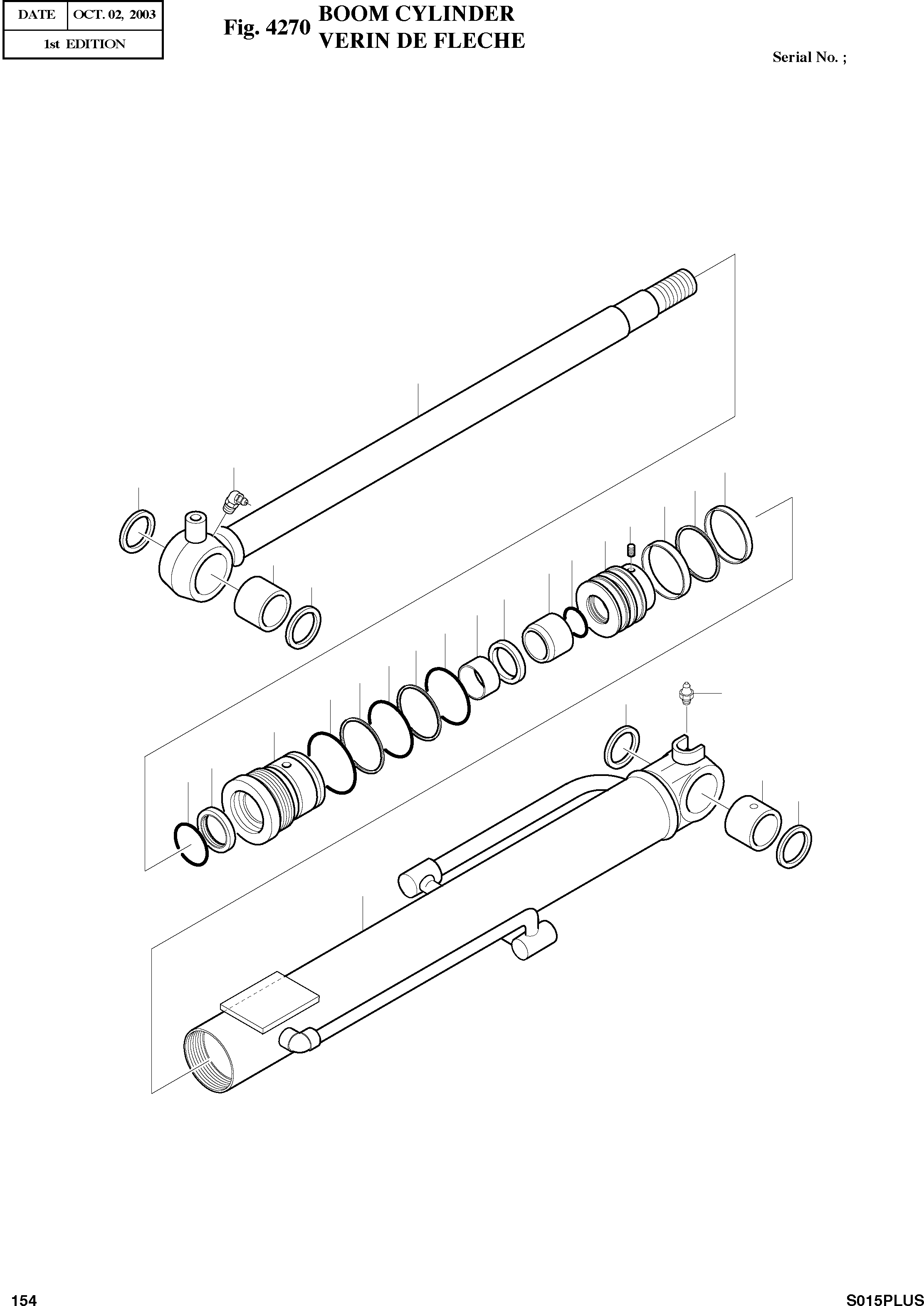 Other: DOOSAN-DAEWOO / SOLAR 015PLUS (S/N. 20001 ~ )(S015P-C) / BOOM CYLINDER(4270 : 4270)