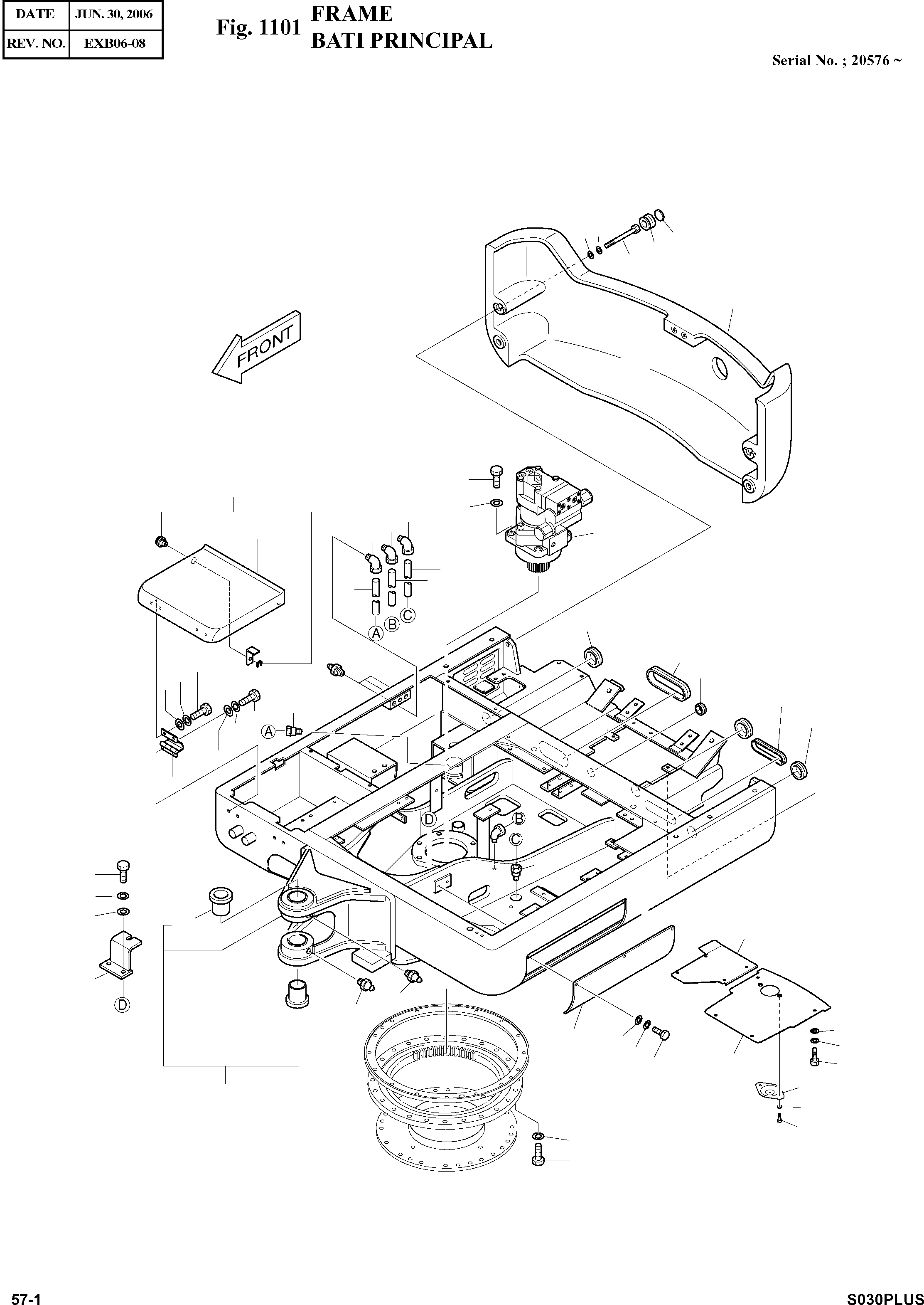 Other: DOOSAN-DAEWOO / SOLAR 030PLUS (S/N. 20001 ~ )(S030p-c) / FRAME(1101 : 1101)