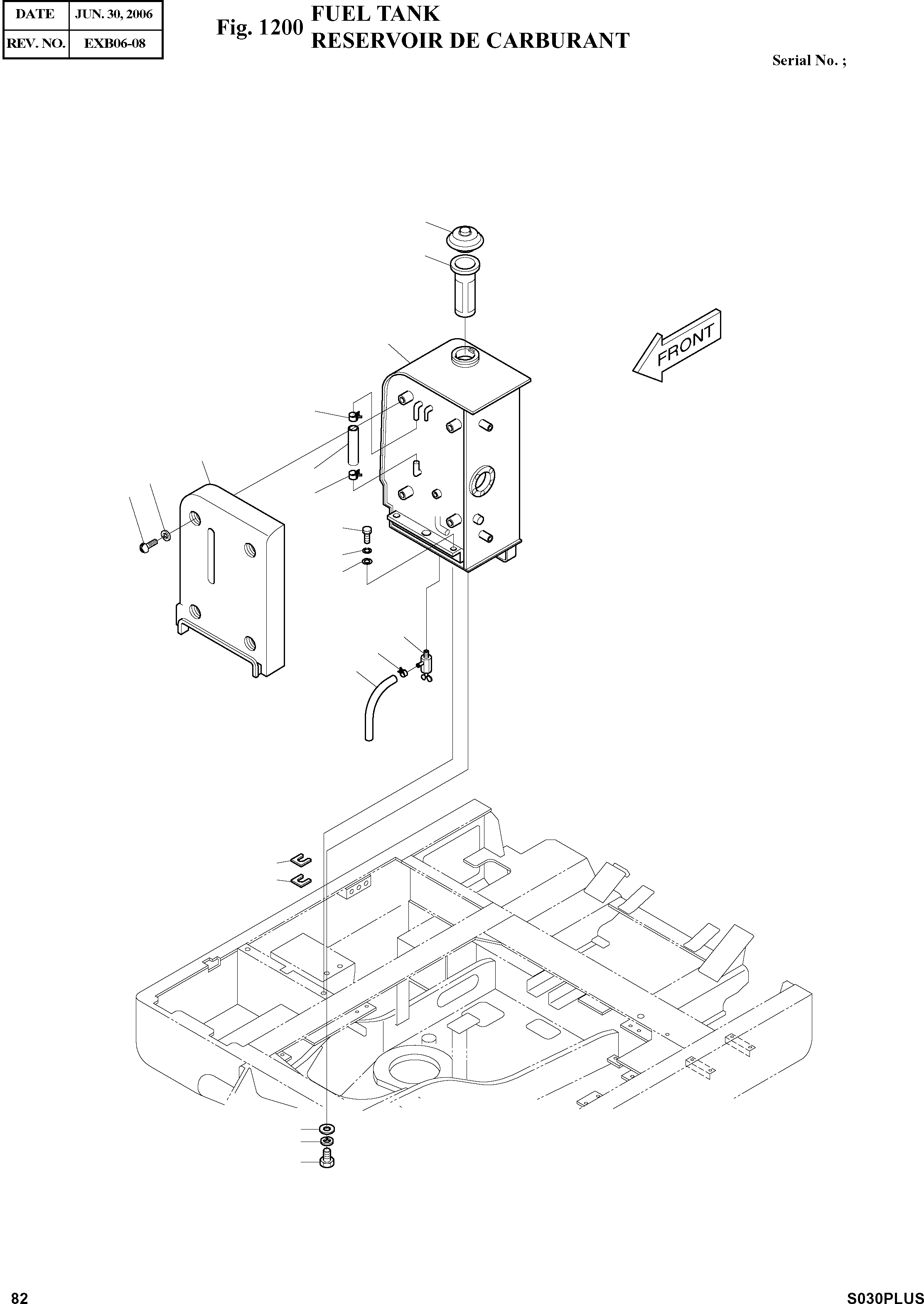 Other: DOOSAN-DAEWOO / SOLAR 030PLUS (S/N. 20001 ~ )(S030p-c) / FUEL TANK(1200 : 1200)