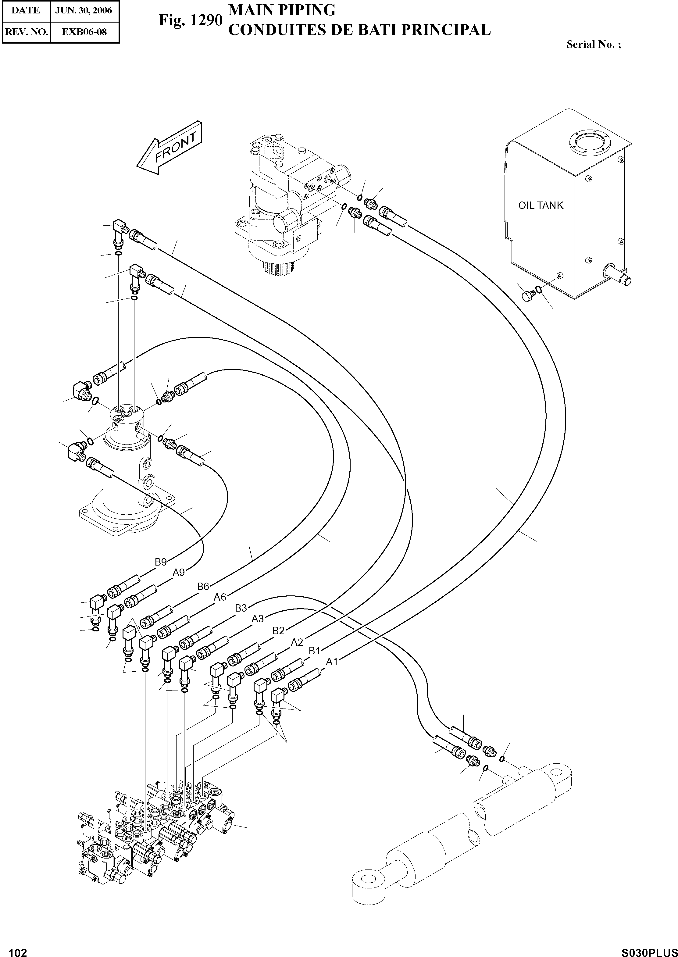 Other: DOOSAN-DAEWOO / SOLAR 030PLUS (S/N. 20001 ~ )(S030p-c) / MAIN PIPING(1290 : 1290)