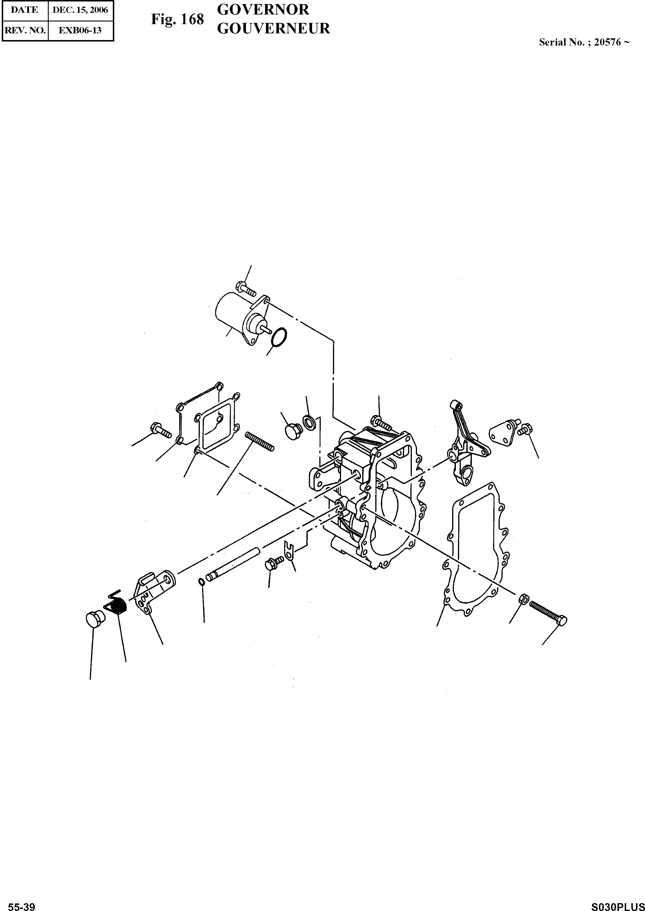 Other: DOOSAN-DAEWOO / SOLAR 030PLUS (S/N. 20001 ~ )(S030p-c) / GOVERNOR(168 : 168)