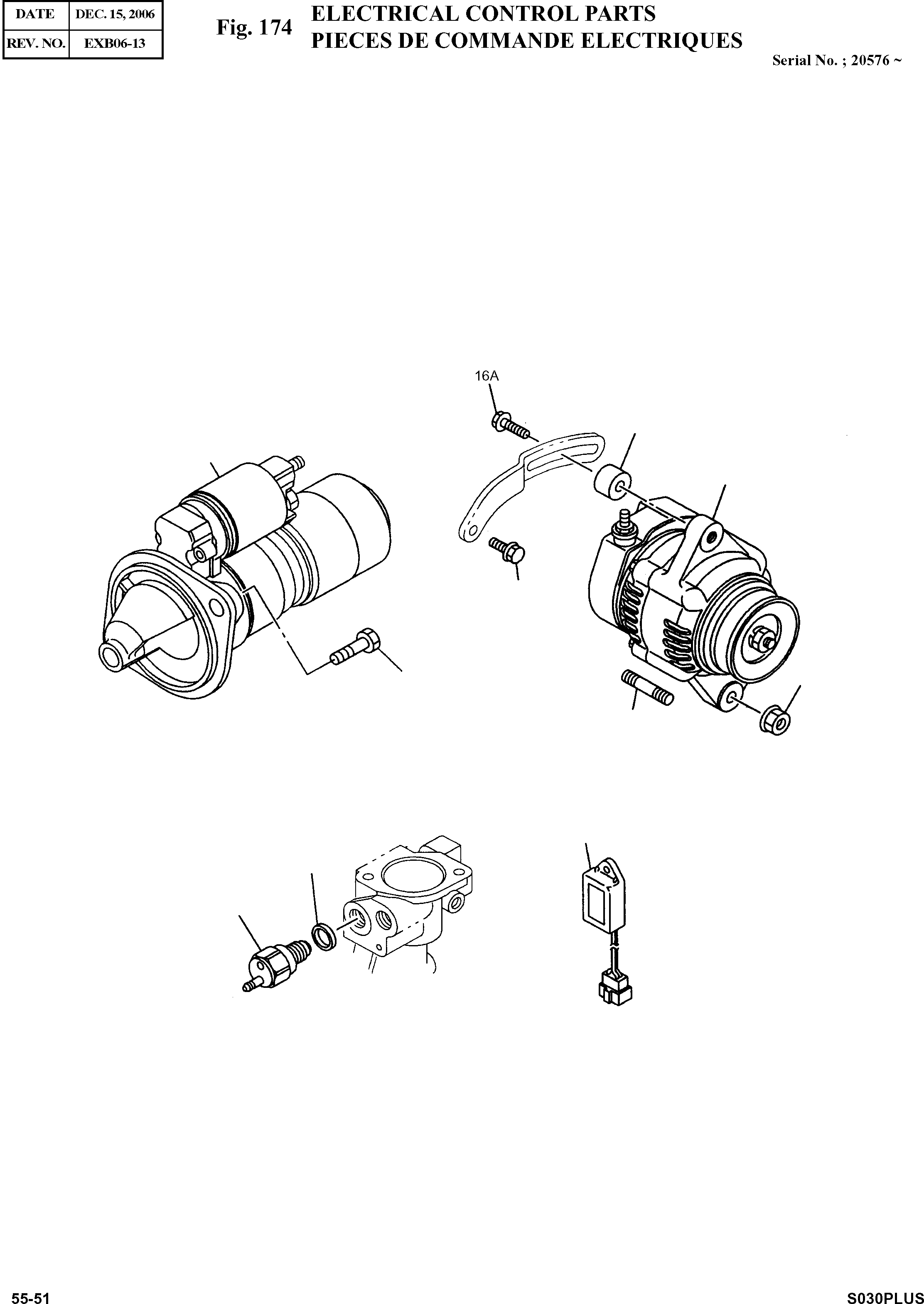 Other: DOOSAN-DAEWOO / SOLAR 030PLUS (S/N. 20001 ~ )(S030p-c) / ELECTRICAL CONTROL PARTS(174 : 174)