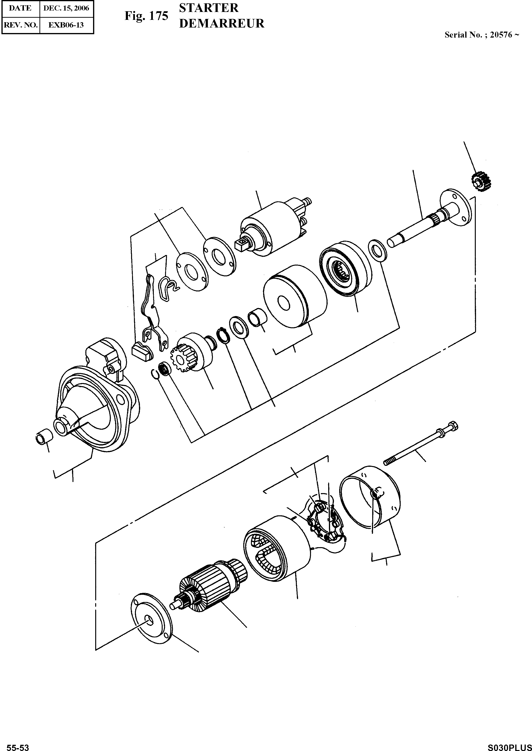 Other: DOOSAN-DAEWOO / SOLAR 030PLUS (S/N. 20001 ~ )(S030p-c) / STARTER(175 : 175)