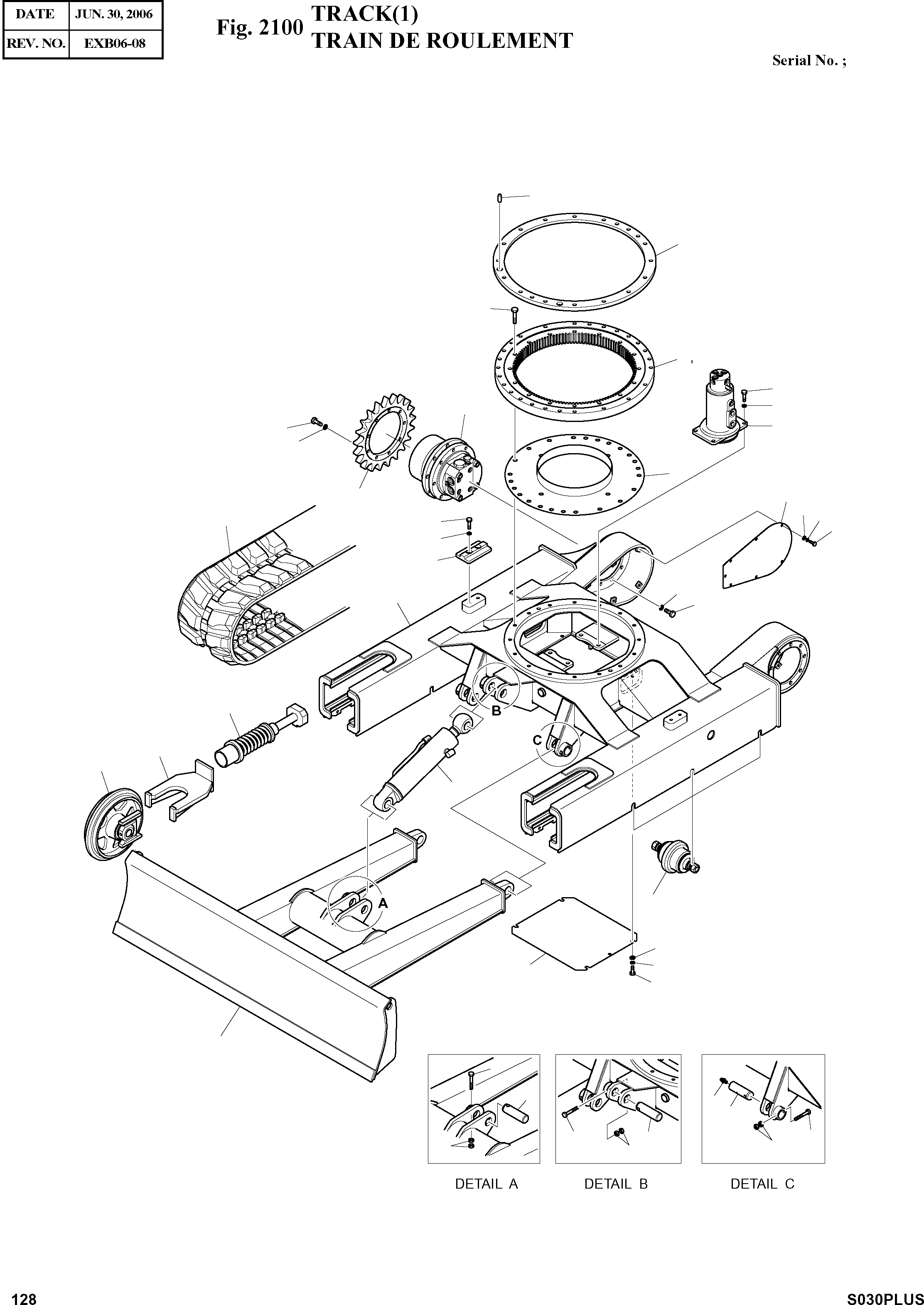 Other: DOOSAN-DAEWOO / SOLAR 030PLUS (S/N. 20001 ~ )(S030p-c) / TRACK(1)(2100 : 2100)
