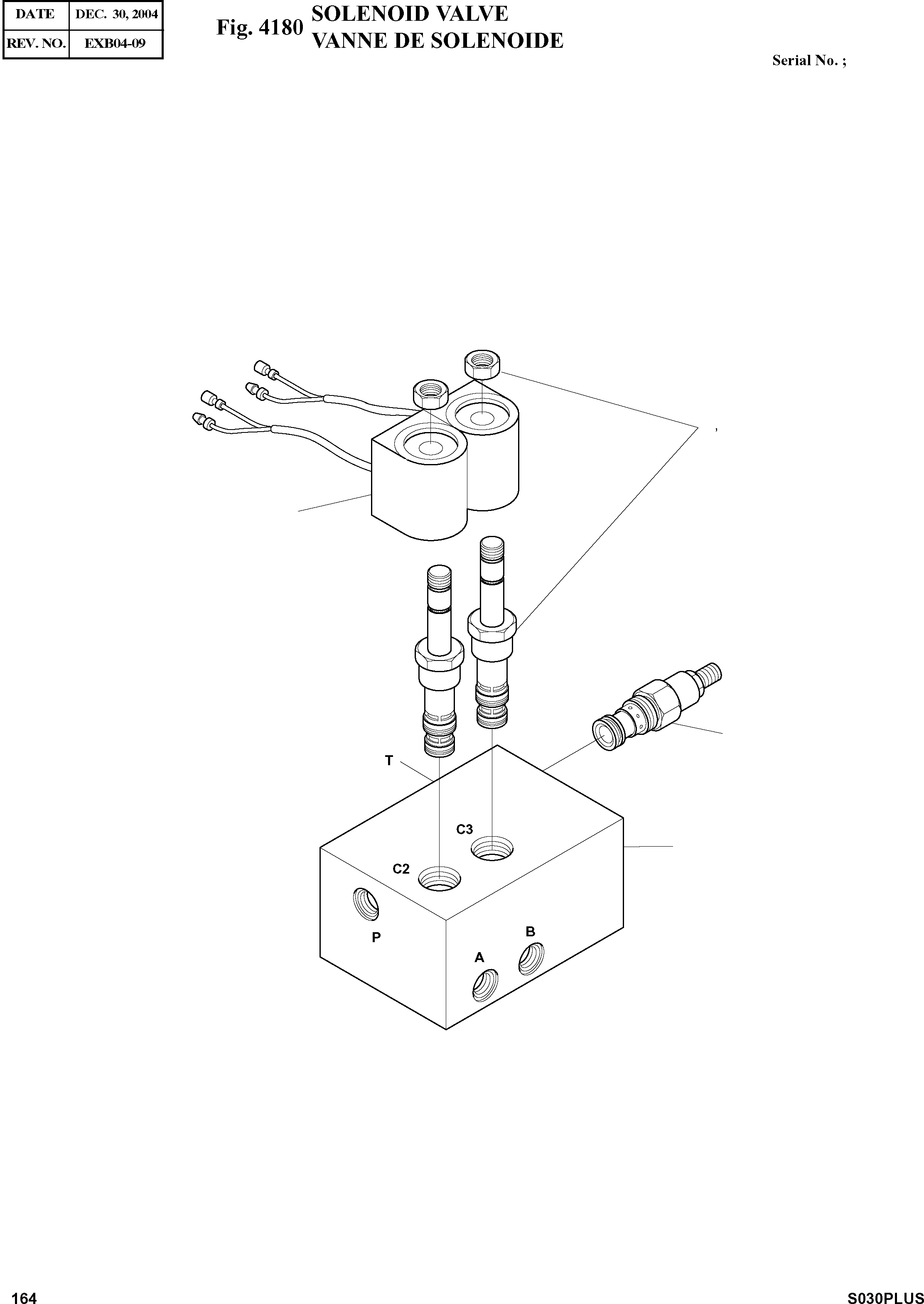 Other: DOOSAN-DAEWOO / SOLAR 030PLUS (S/N. 20001 ~ )(S030p-c) / SOLENOID VALVE(4180 : 4180)