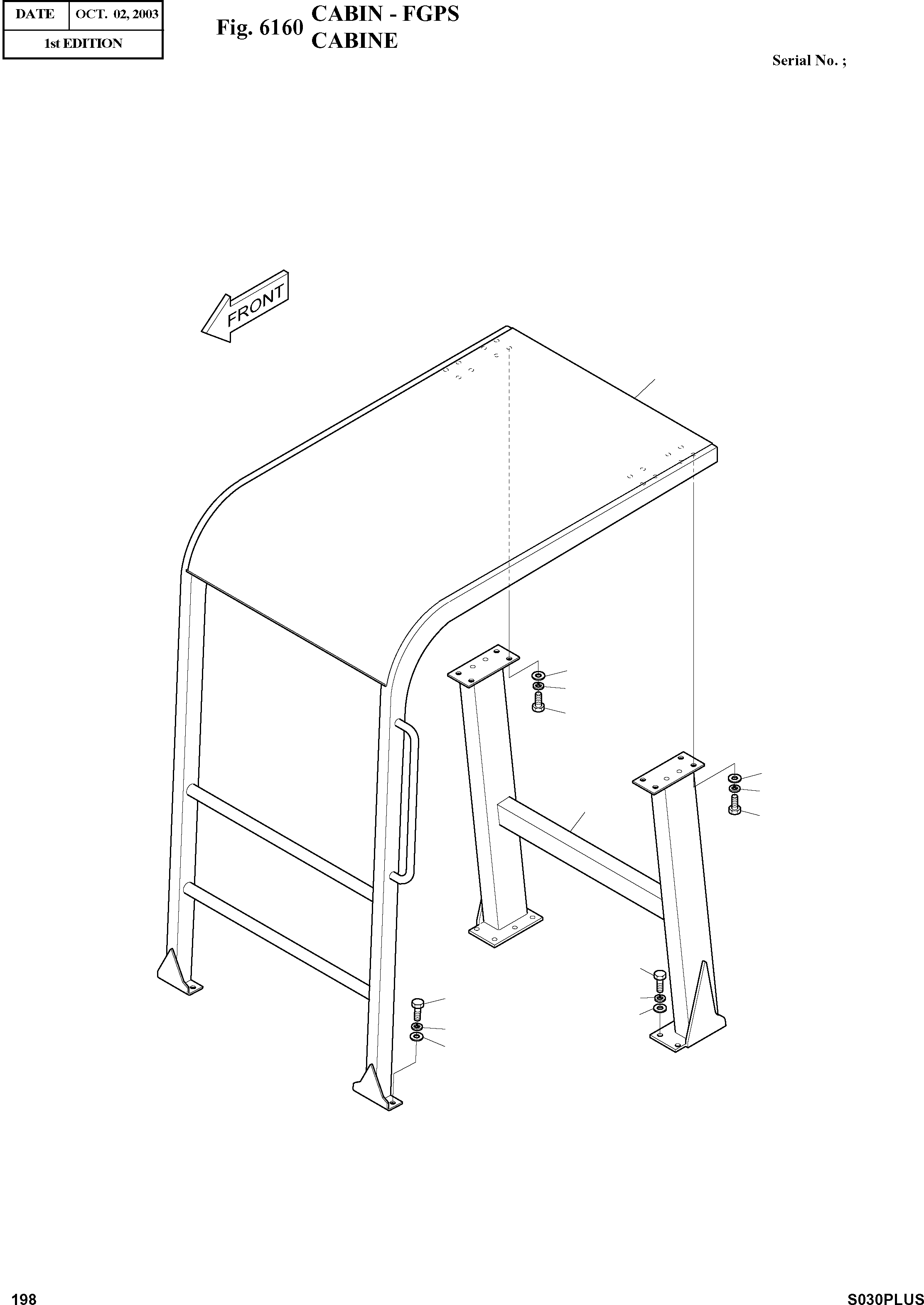 Other: DOOSAN-DAEWOO / SOLAR 030PLUS (S/N. 20001 ~ )(S030p-c) / CABIN - FGPS(6160 : 6160)