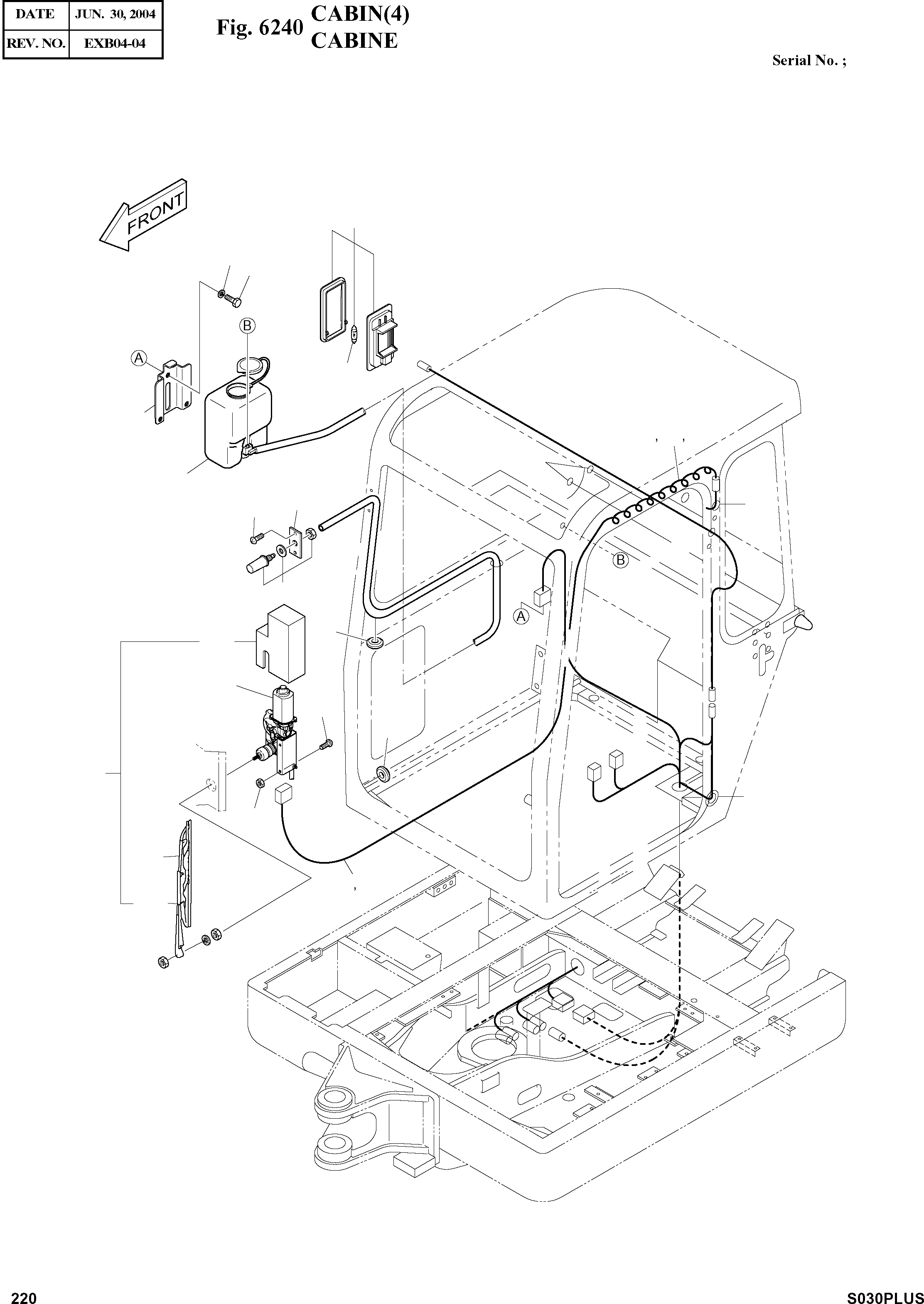 Other: DOOSAN-DAEWOO / SOLAR 030PLUS (S/N. 20001 ~ )(S030p-c) / CABIN(4)(6240 : 6240)