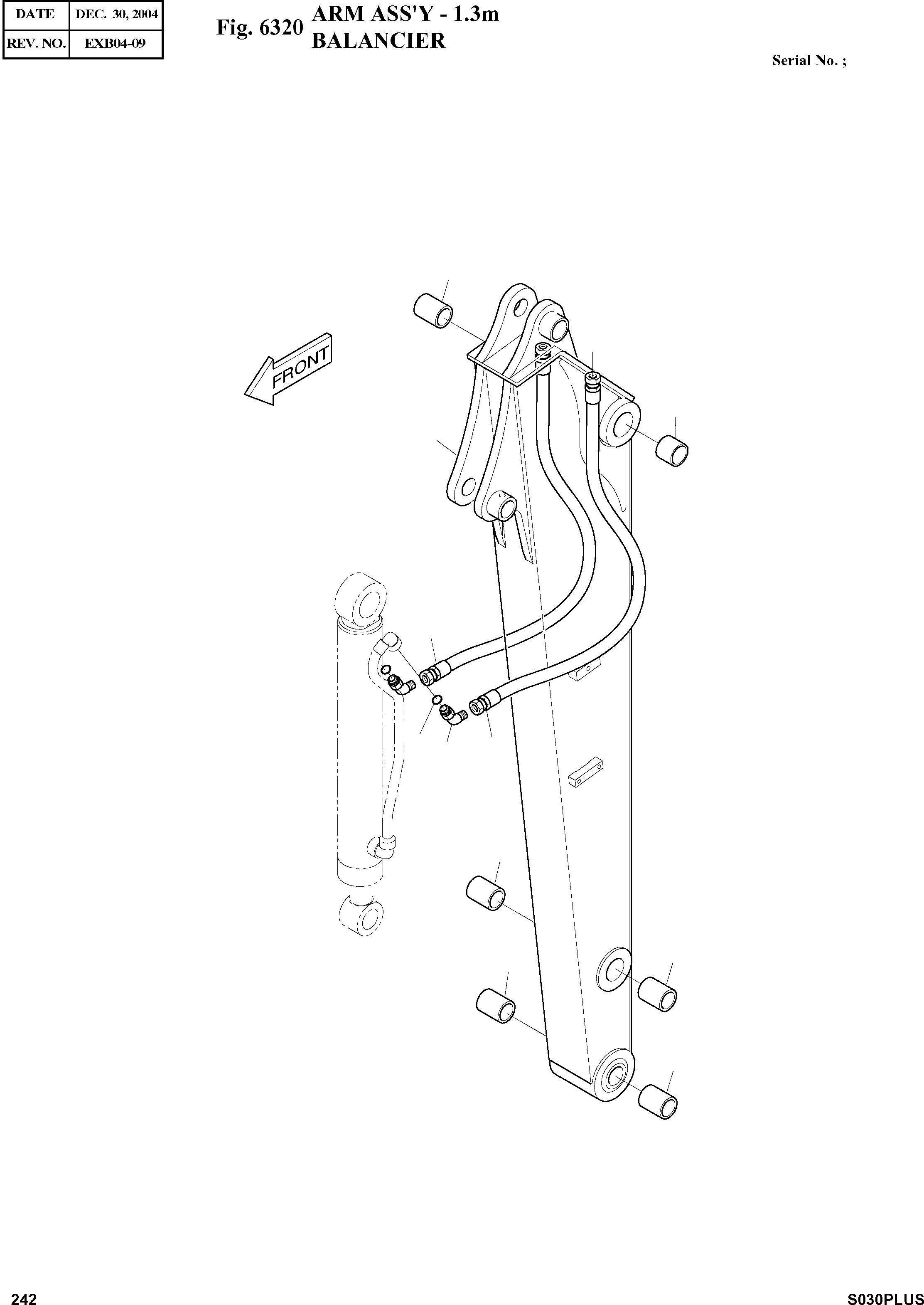 Other: DOOSAN-DAEWOO / SOLAR 030PLUS (S/N. 20001 ~ )(S030p-c) / ARM ASS
