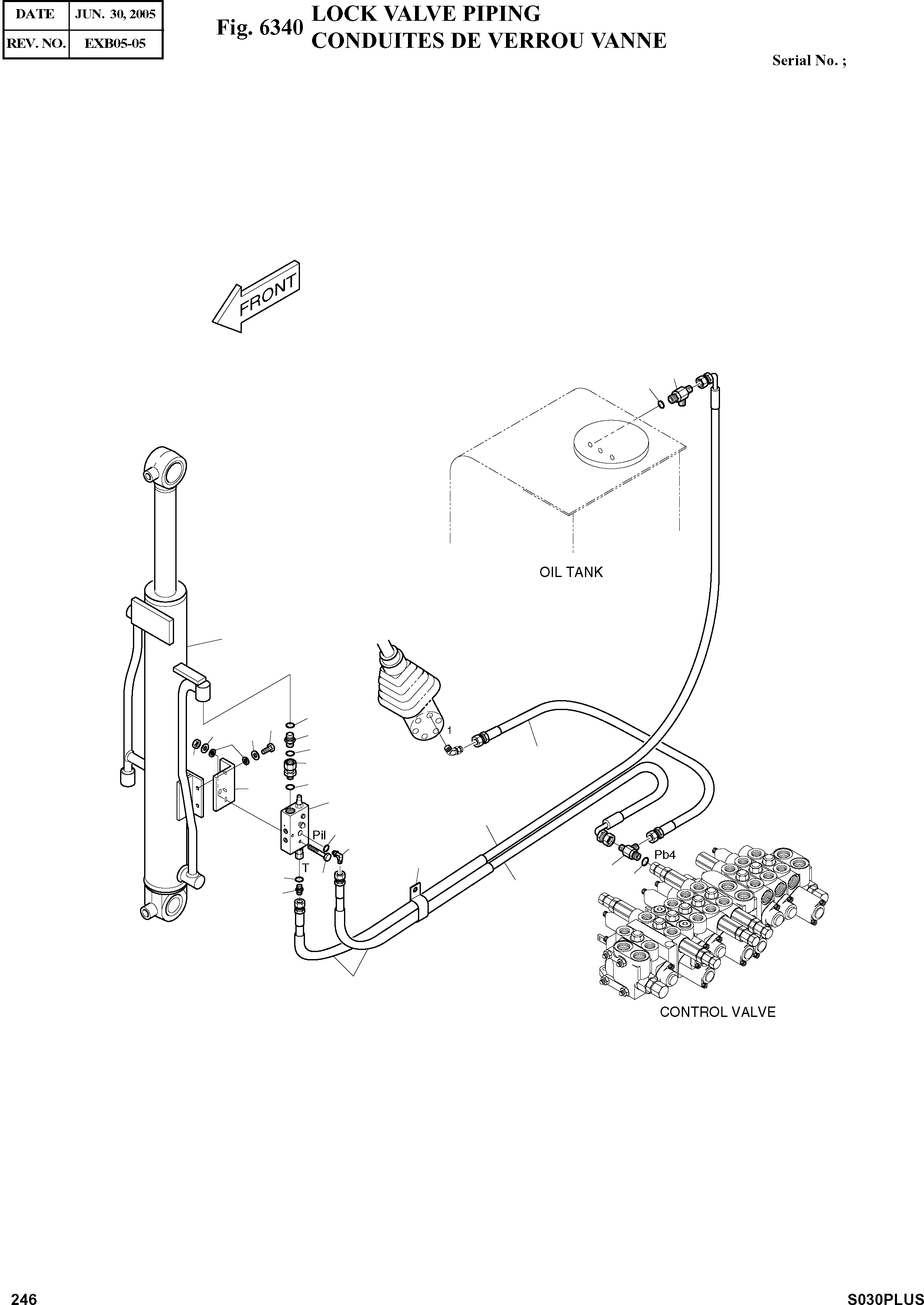 Other: DOOSAN-DAEWOO / SOLAR 030PLUS (S/N. 20001 ~ )(S030p-c) / LOCK VALVE PIPING(6340 : 6340)
