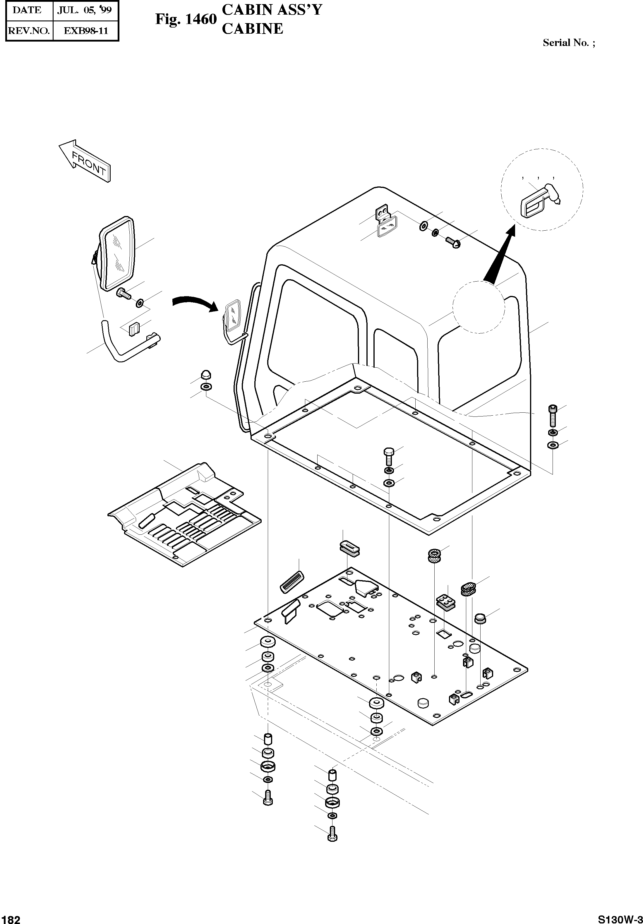Other: DOOSAN-DAEWOO / SOLAR 130W-III(S130w-3) / CABIN ASS