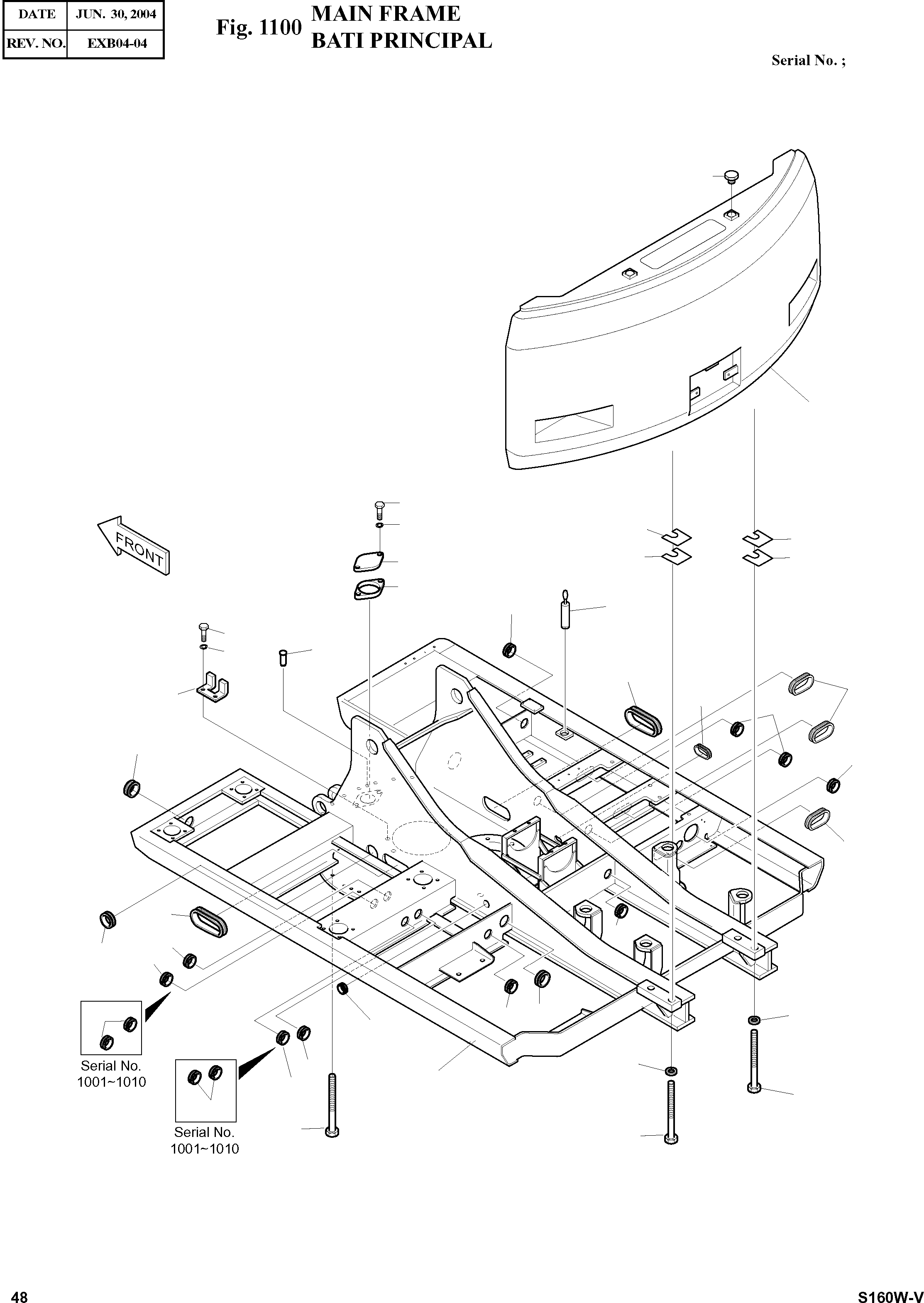 Other: DOOSAN-DAEWOO / SOLAR 160W-V(S160W-V) / MAIN FRAME(1100 : 1100)
