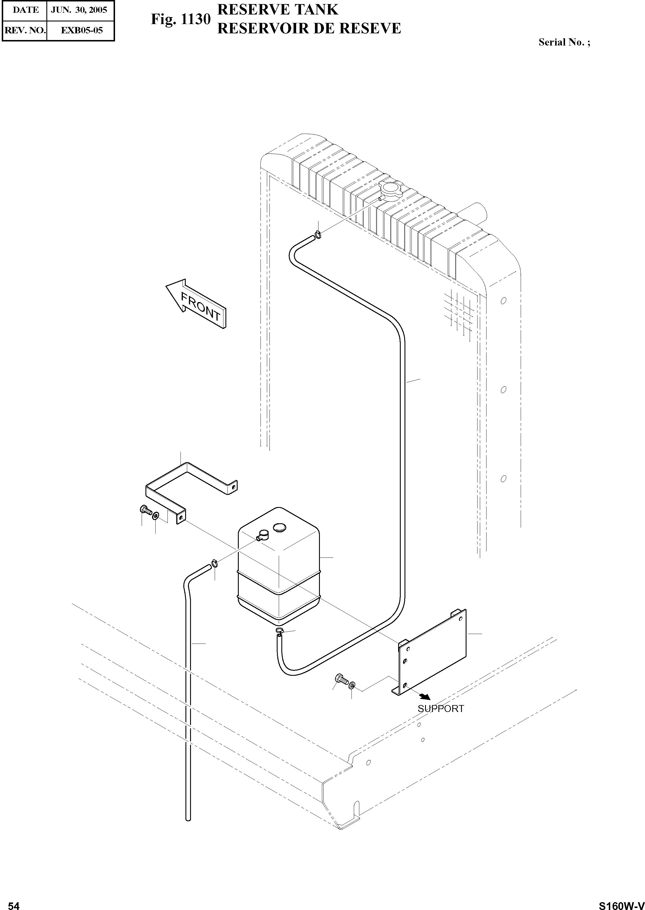 Other: DOOSAN-DAEWOO / SOLAR 160W-V(S160W-V) / RESERVE TANK(1130 : 1130)