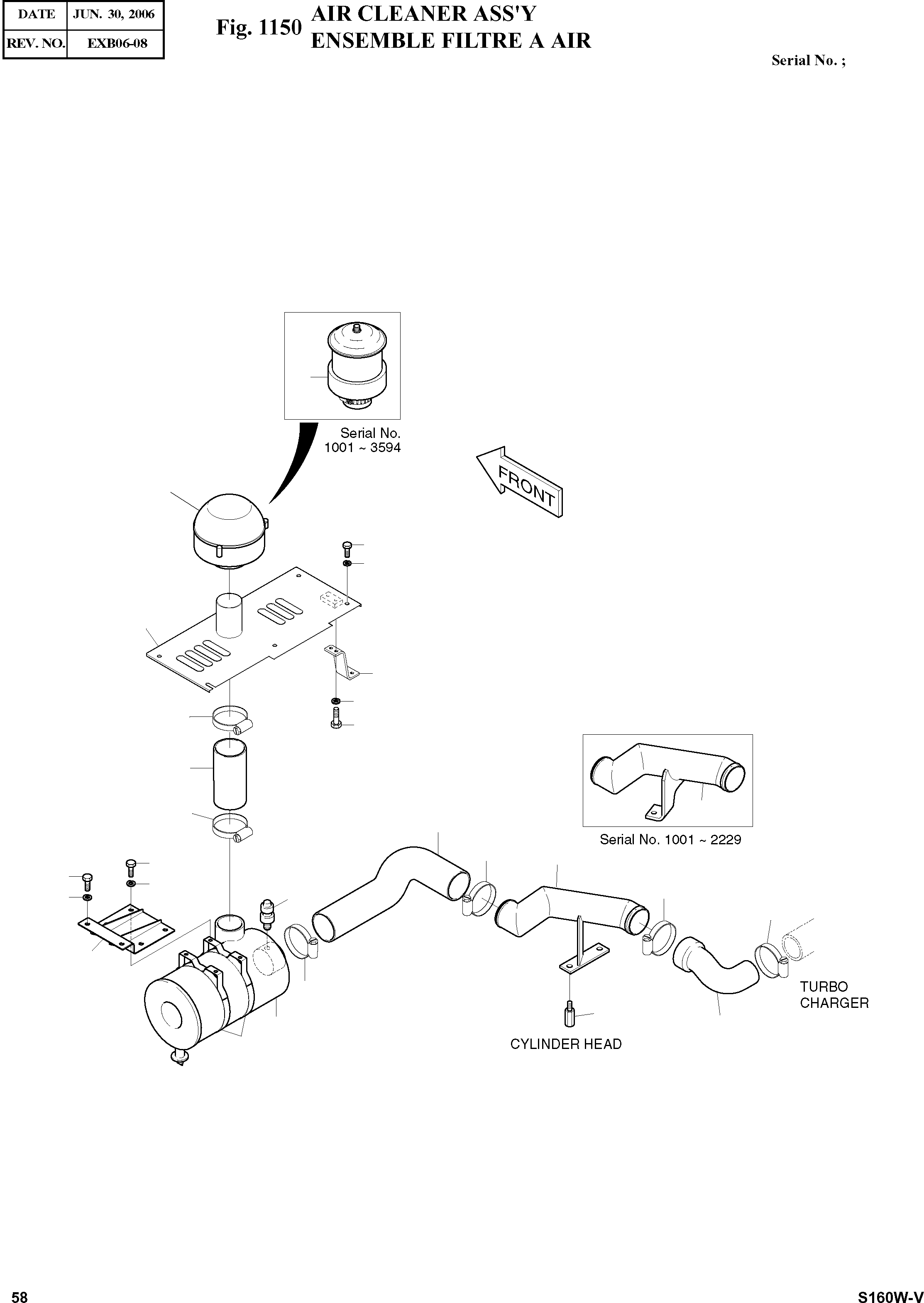 Other: DOOSAN-DAEWOO / SOLAR 160W-V(S160W-V) / AIR CLEANER ASS