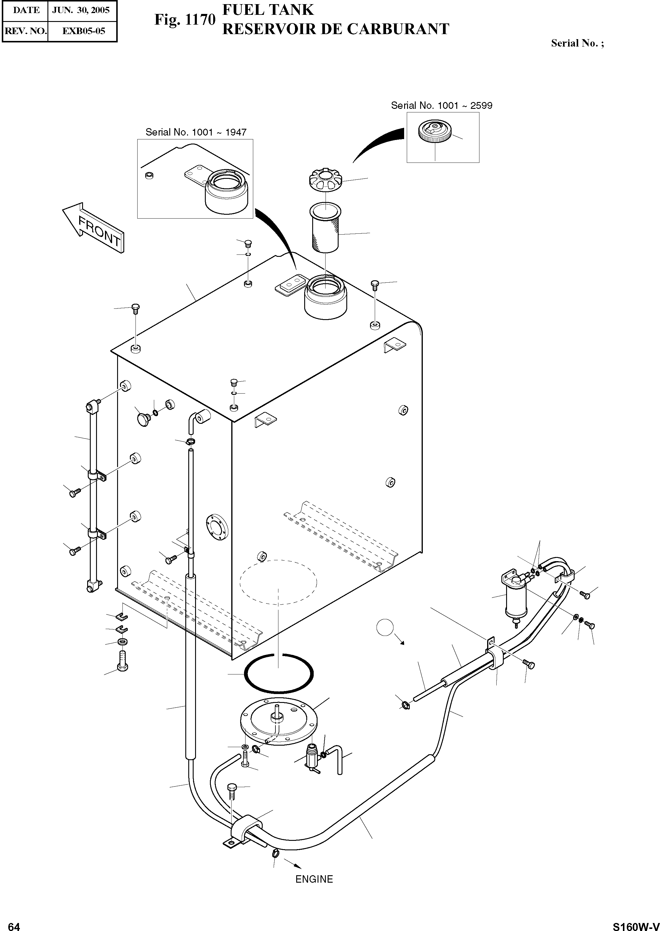 Other: DOOSAN-DAEWOO / SOLAR 160W-V(S160W-V) / FUEL TANK(1170 : 1170)