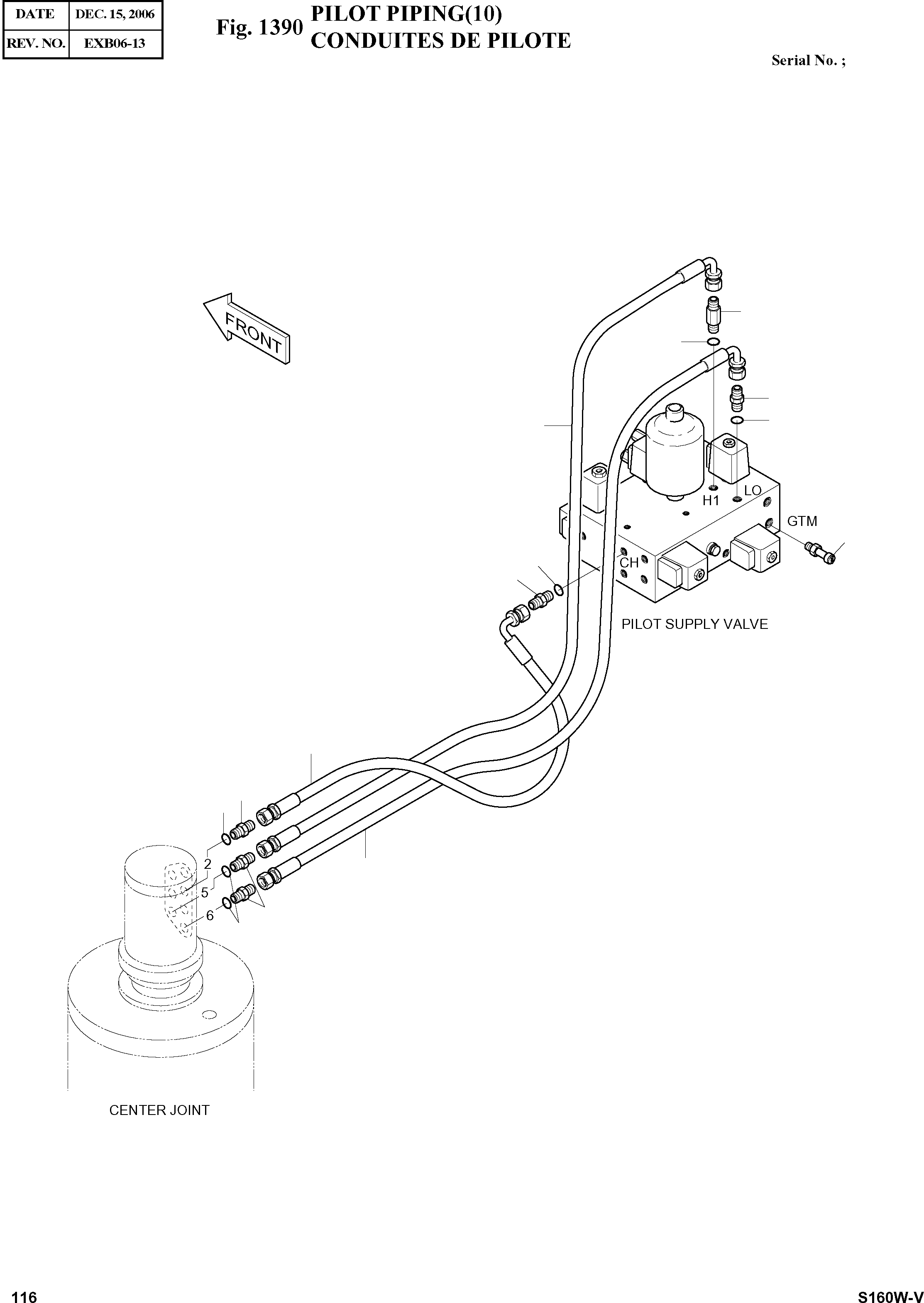Other: DOOSAN-DAEWOO / SOLAR 160W-V(S160W-V) / PILOT PIPING(10)(1390 : 1390)