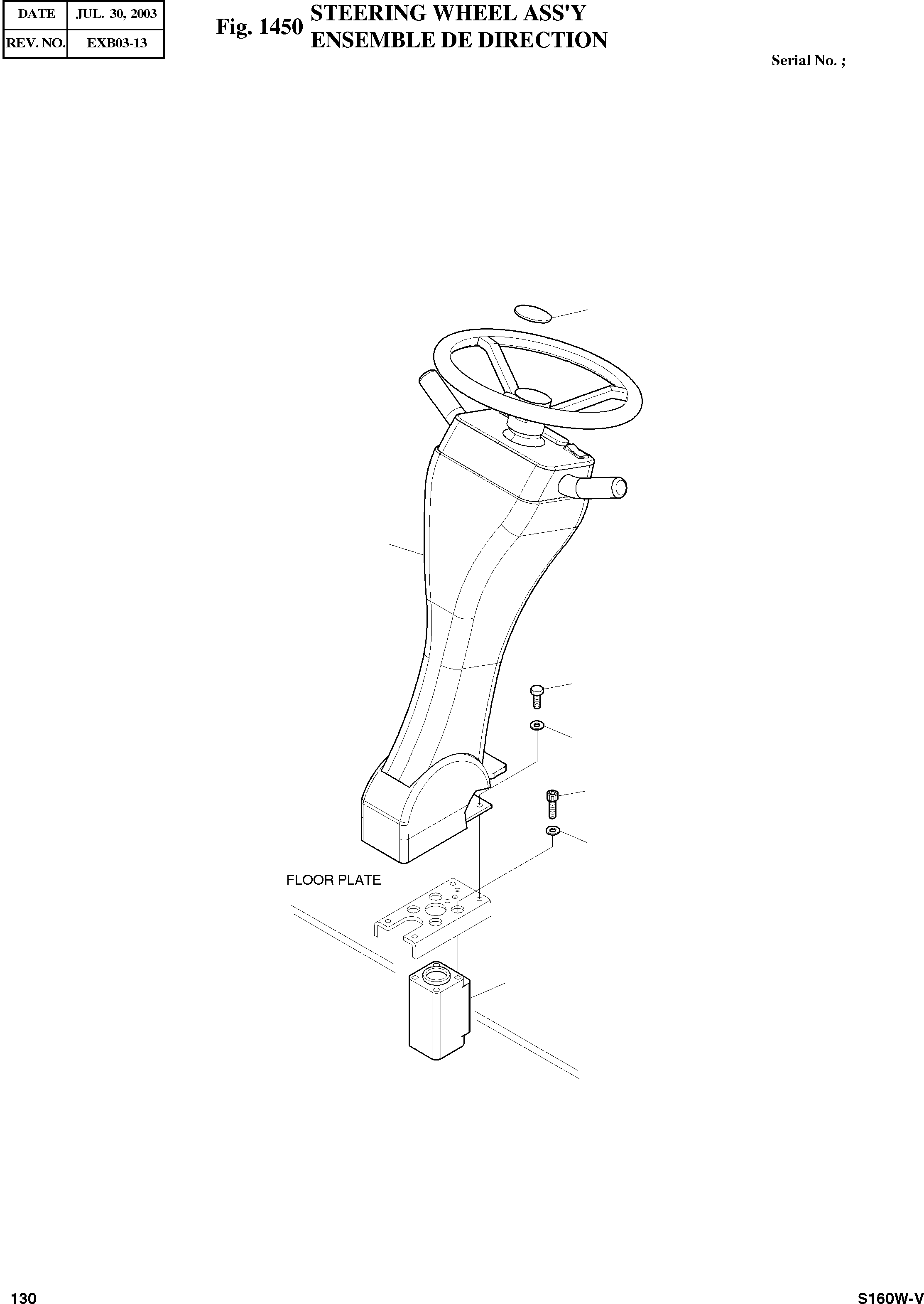 Other: DOOSAN-DAEWOO / SOLAR 160W-V(S160W-V) / STEERING WHEEL ASS