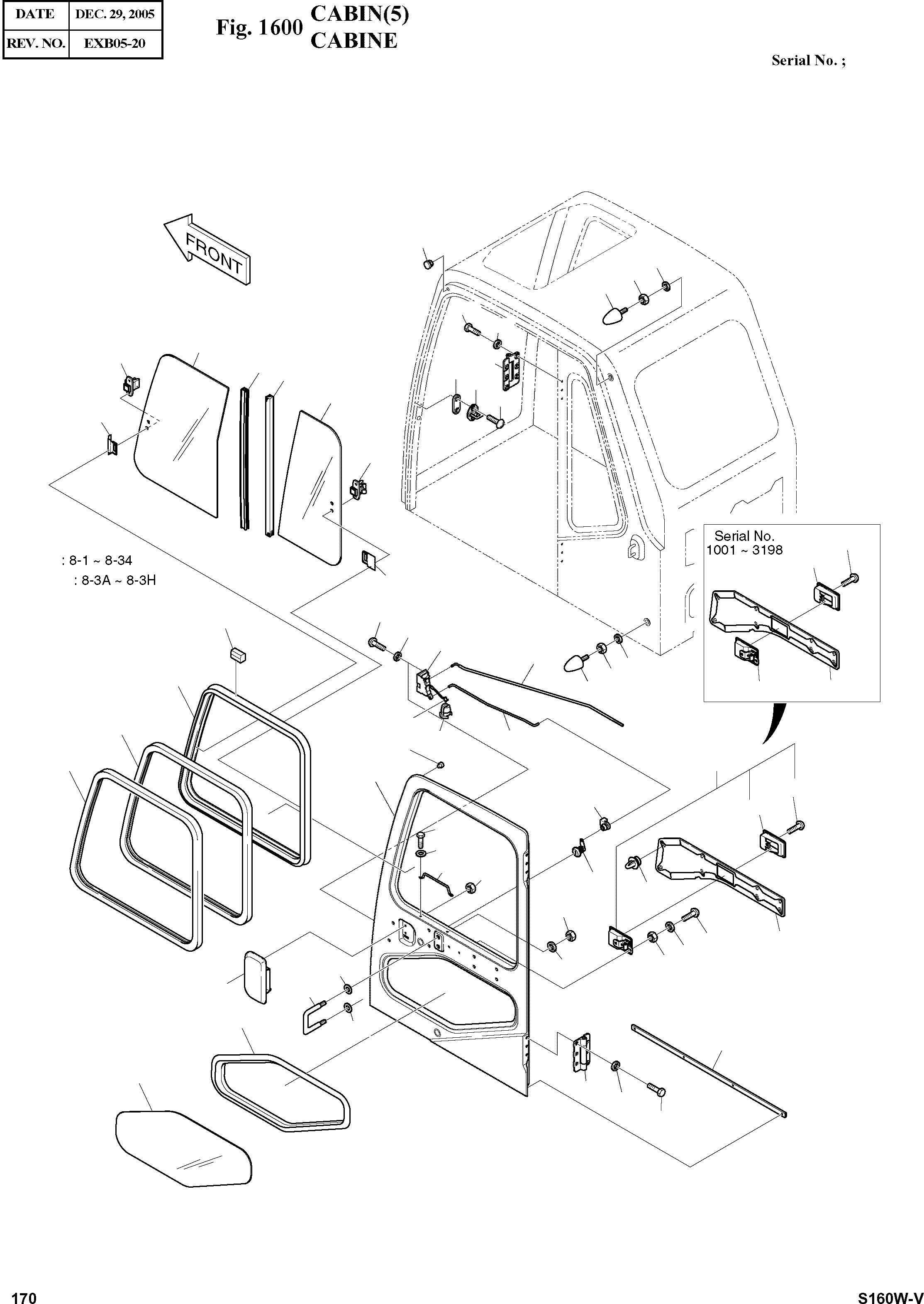 Other: DOOSAN-DAEWOO / SOLAR 160W-V(S160W-V) / CABIN(5)(1600 : 1600)