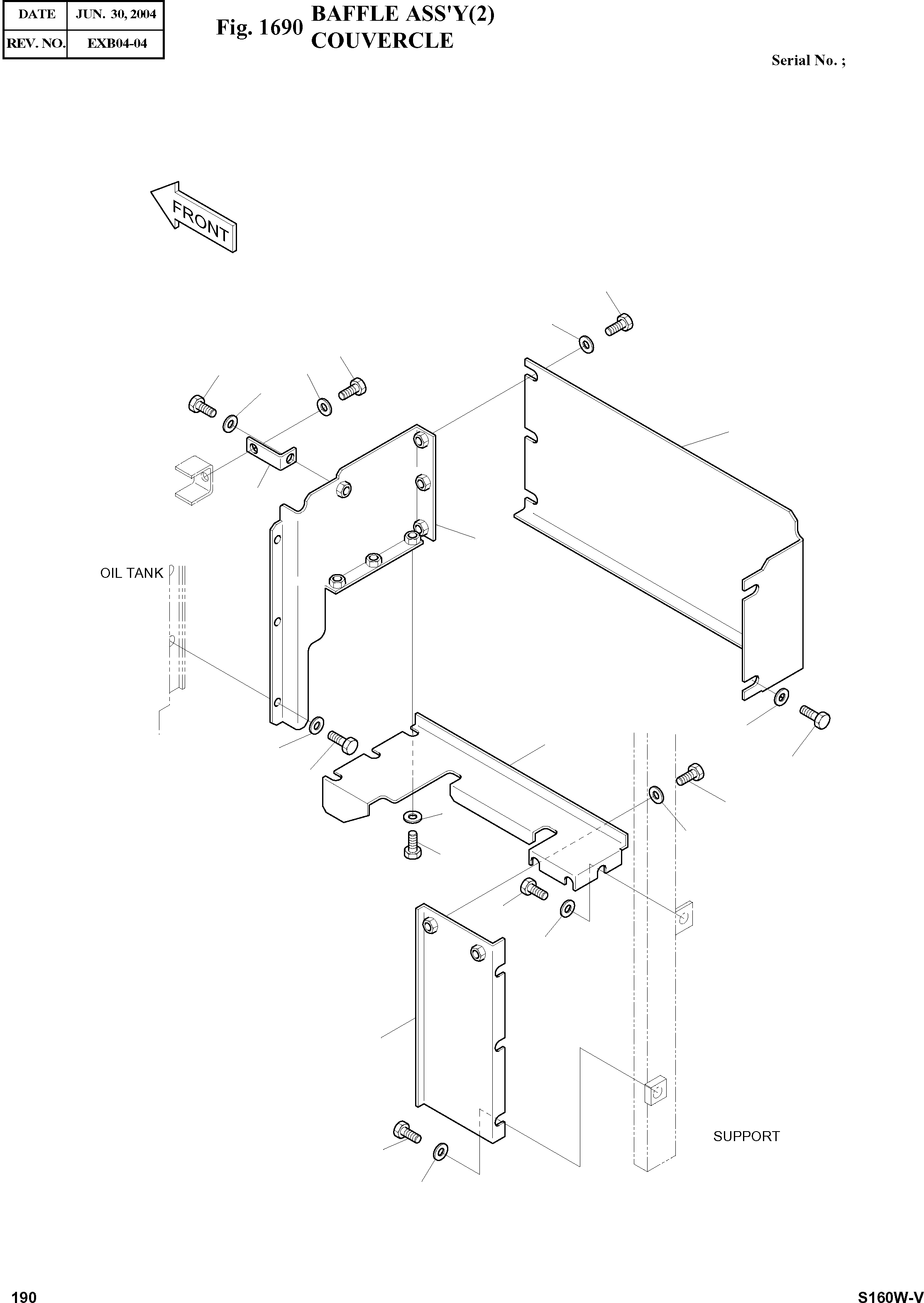 Other: DOOSAN-DAEWOO / SOLAR 160W-V(S160W-V) / BAFFLE ASS