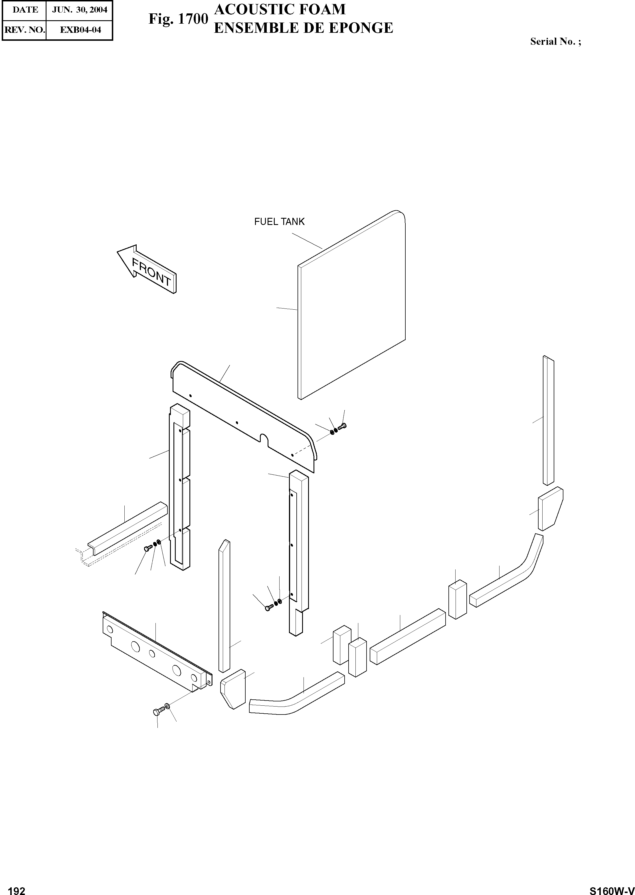 Other: DOOSAN-DAEWOO / SOLAR 160W-V(S160W-V) / ACOUSTIC FOAM(1700 : 1700)