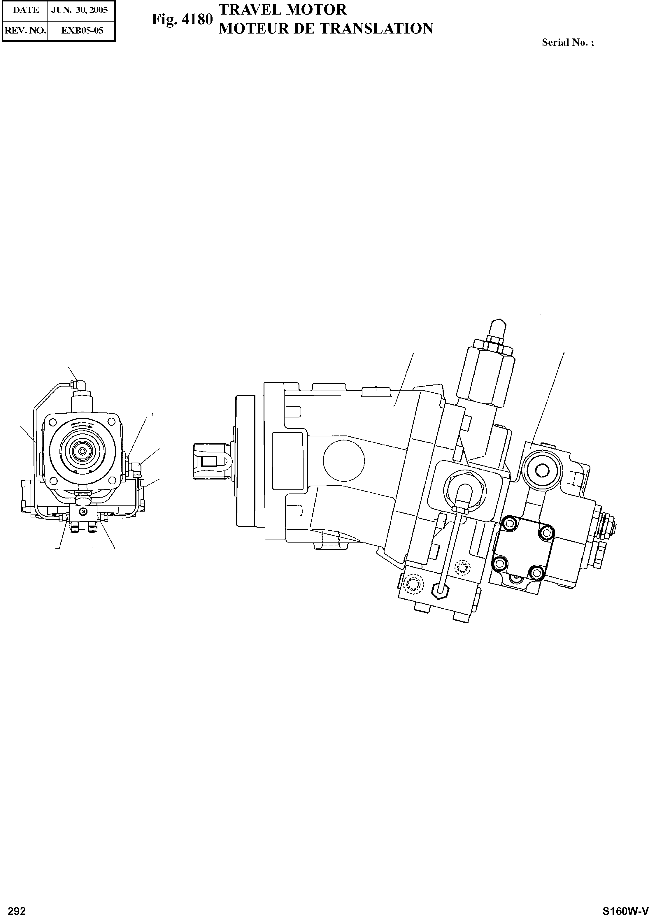 Other: DOOSAN-DAEWOO / SOLAR 160W-V(S160W-V) / TRAVEL MOTOR(4180 : 4180)