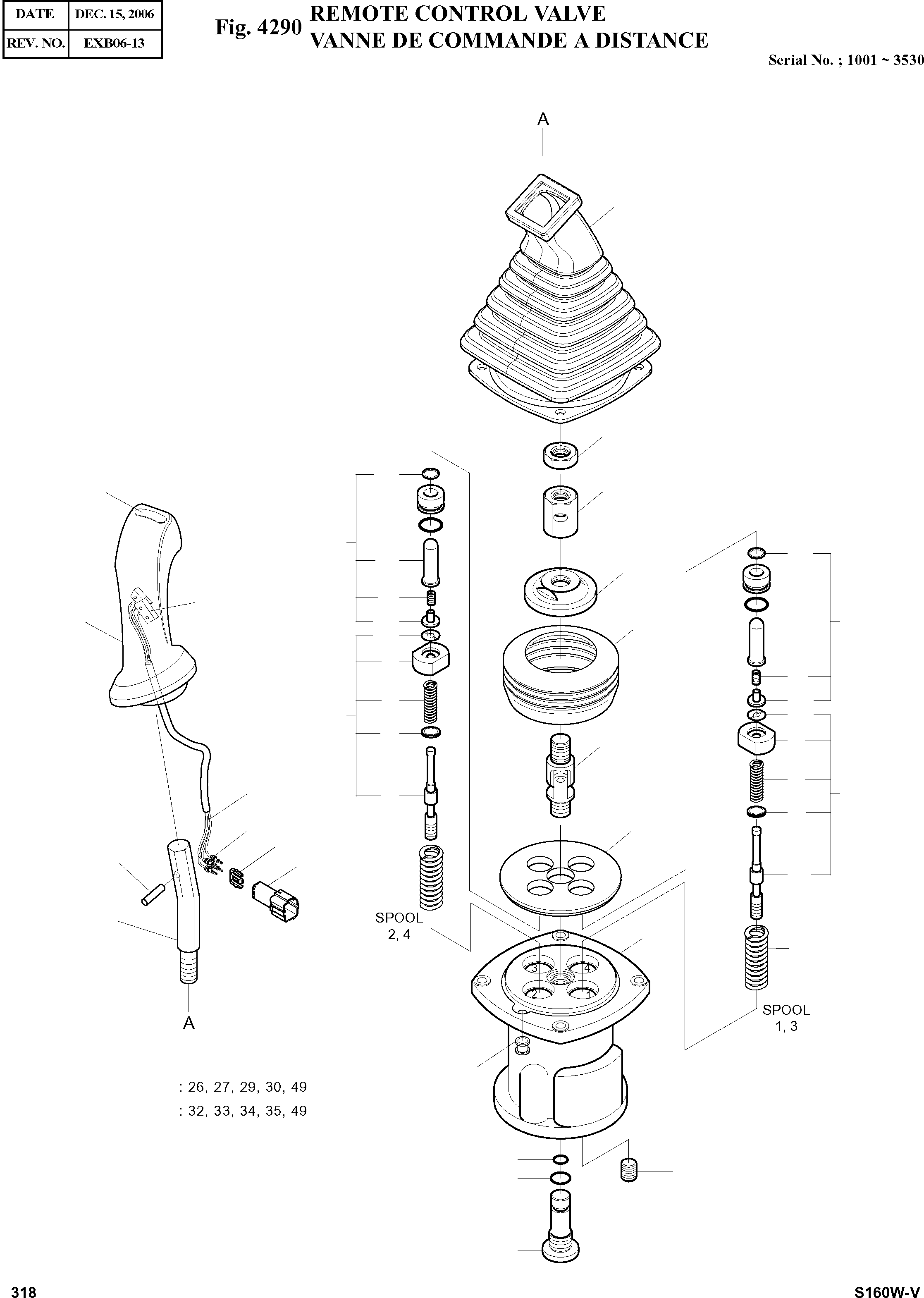 Other: DOOSAN-DAEWOO / SOLAR 160W-V(S160W-V) / REMOTE CONTROL VALVE(4290 : 4290)