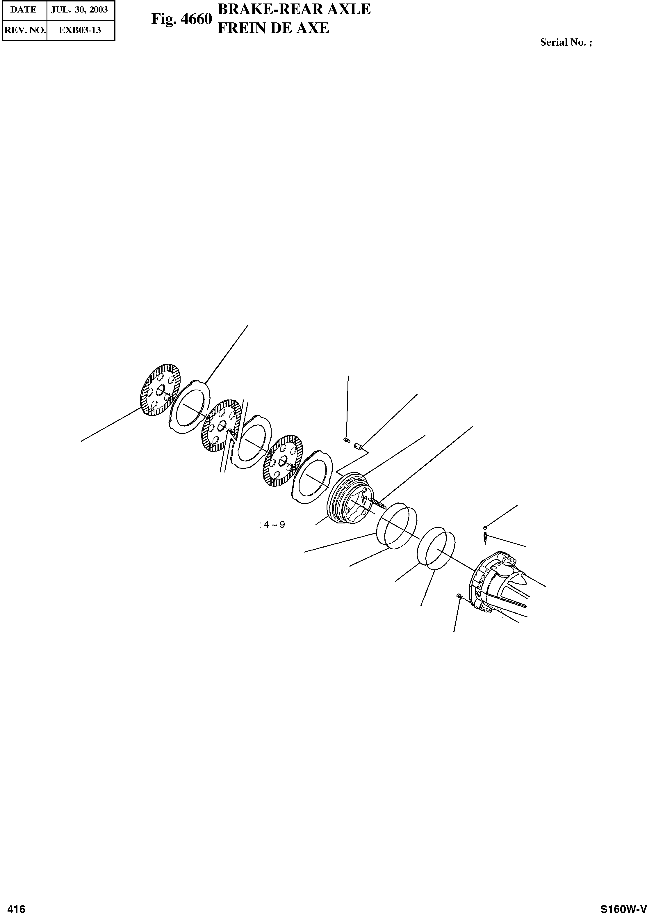 Other: DOOSAN-DAEWOO / SOLAR 160W-V(S160W-V) / BRAKE-REAR AXLE(4660 : 4660)