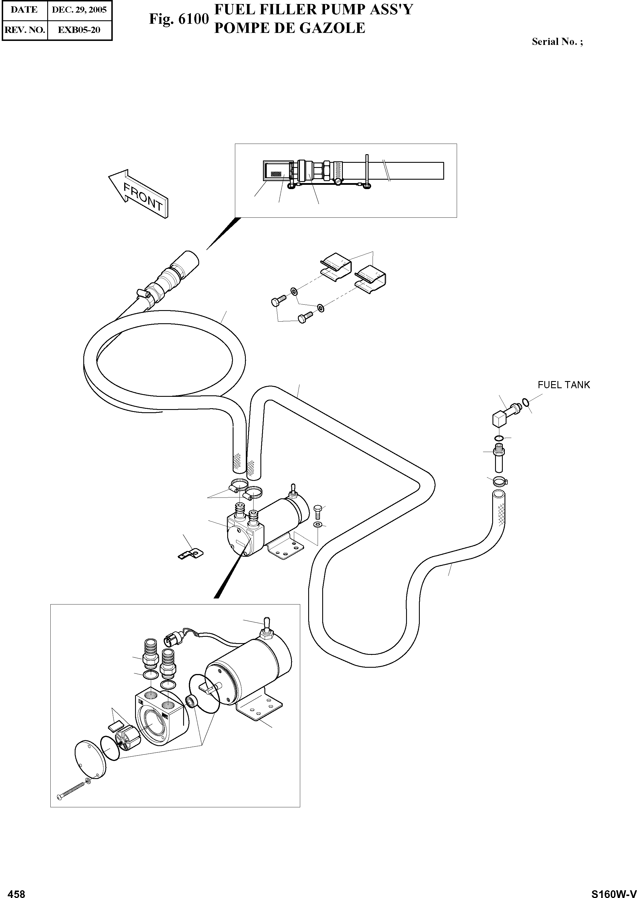 Other: DOOSAN-DAEWOO / SOLAR 160W-V(S160W-V) / FUEL FILLER PUMP ASS