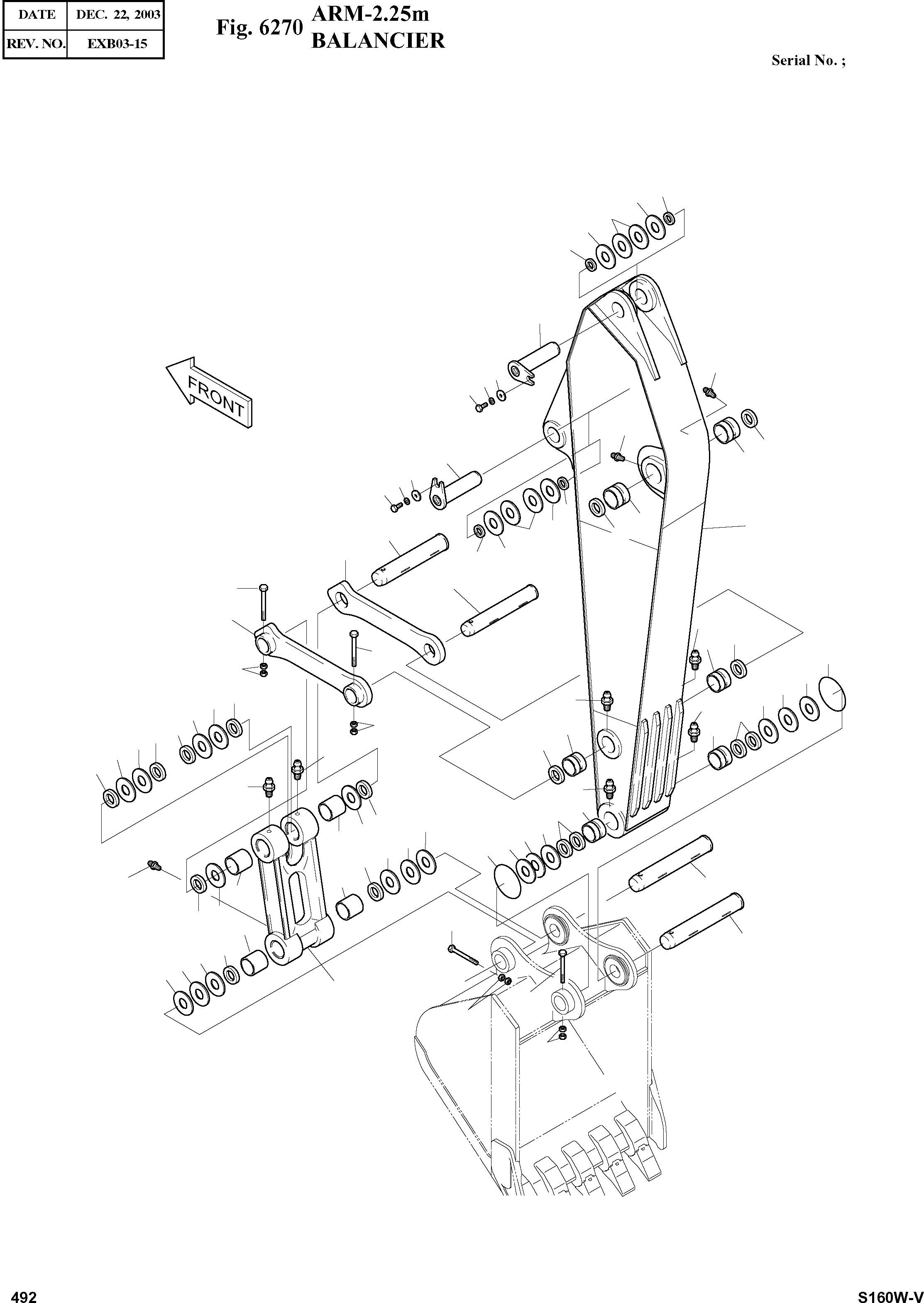 Other: DOOSAN-DAEWOO / SOLAR 160W-V(S160W-V) / ARM-2.25m(6270 : 6270)