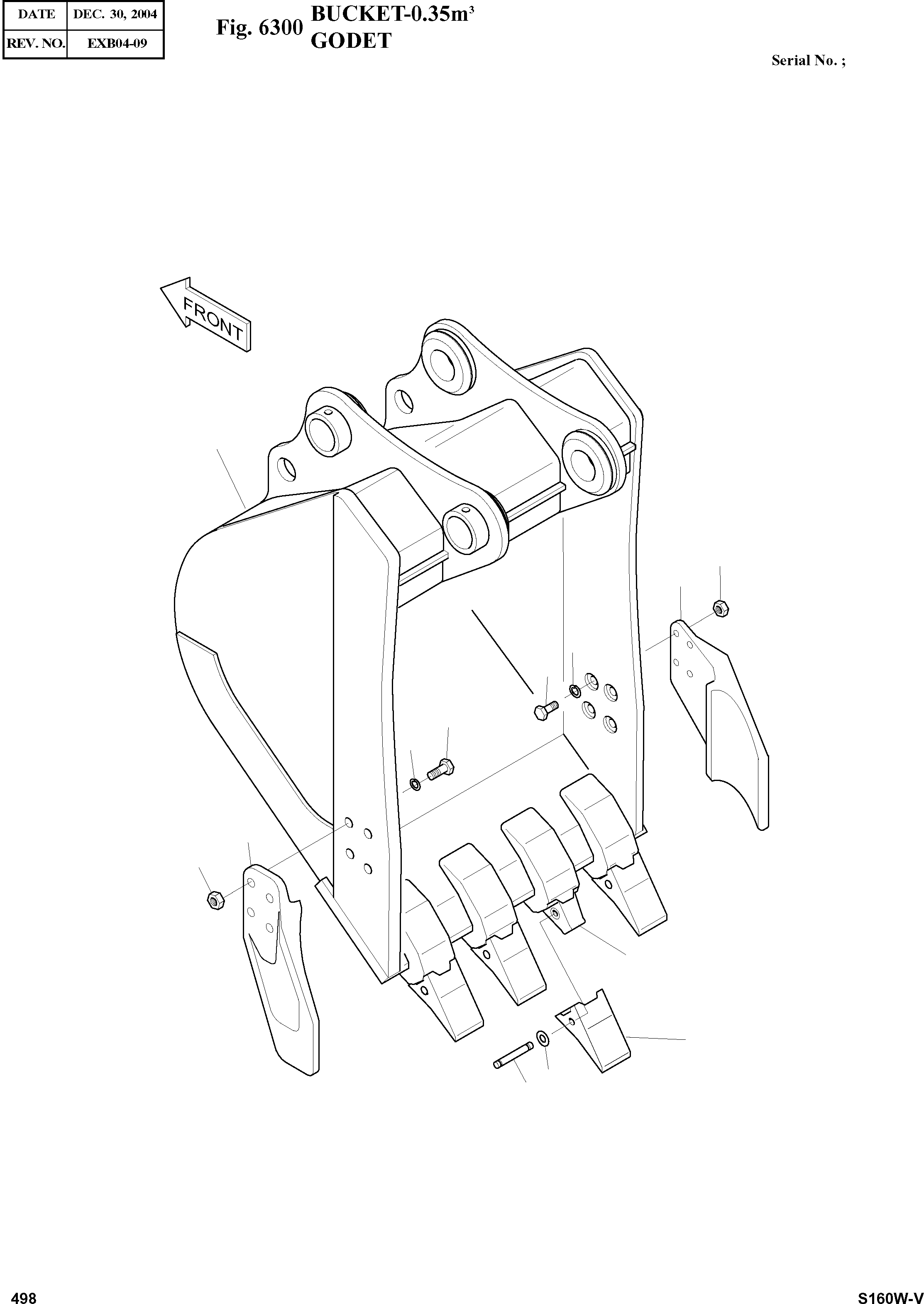 Other: DOOSAN-DAEWOO / SOLAR 160W-V(S160W-V) / BUCKET-0.35§©(6300 : 6300)