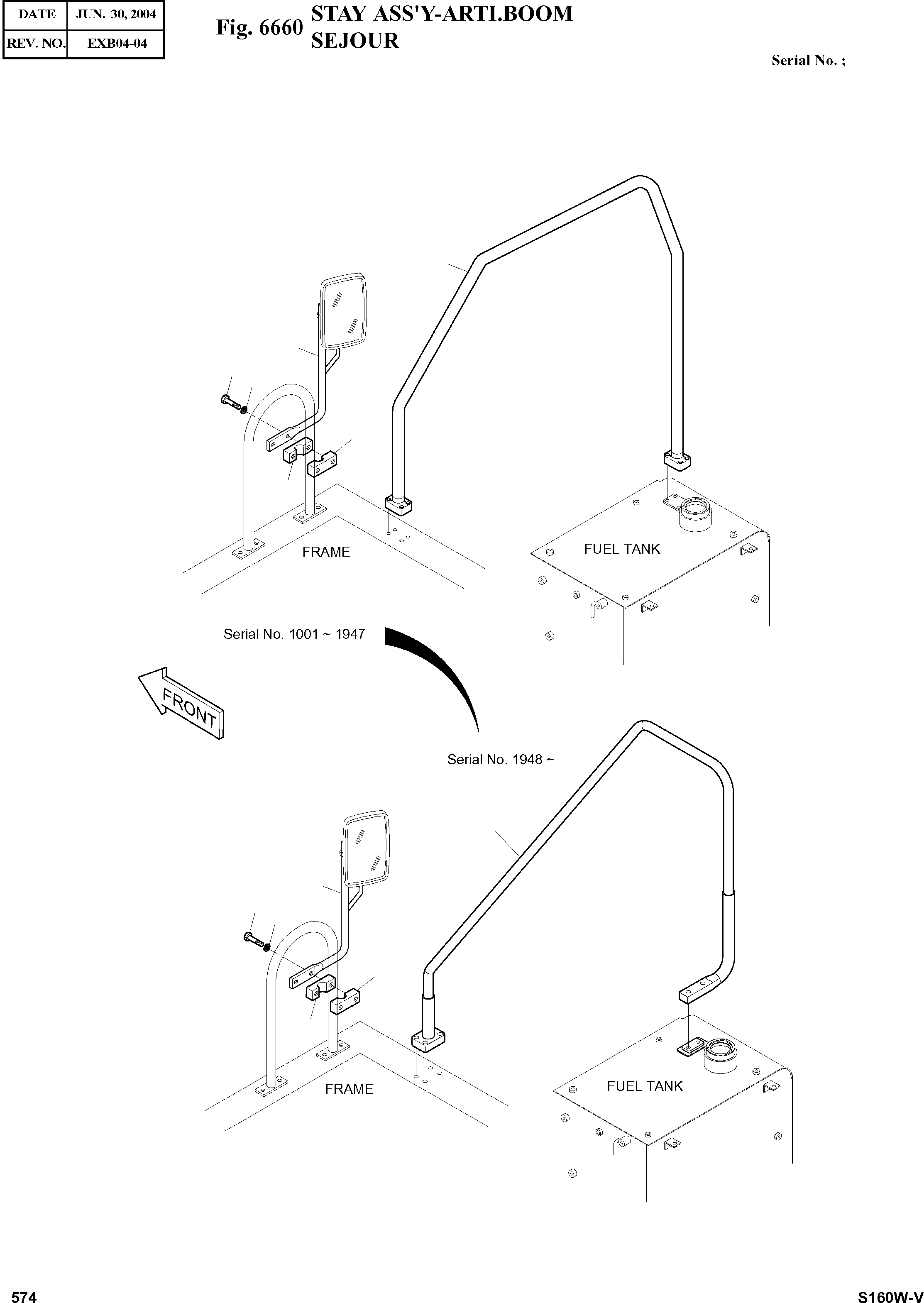 Other: DOOSAN-DAEWOO / SOLAR 160W-V(S160W-V) / STAY ASS